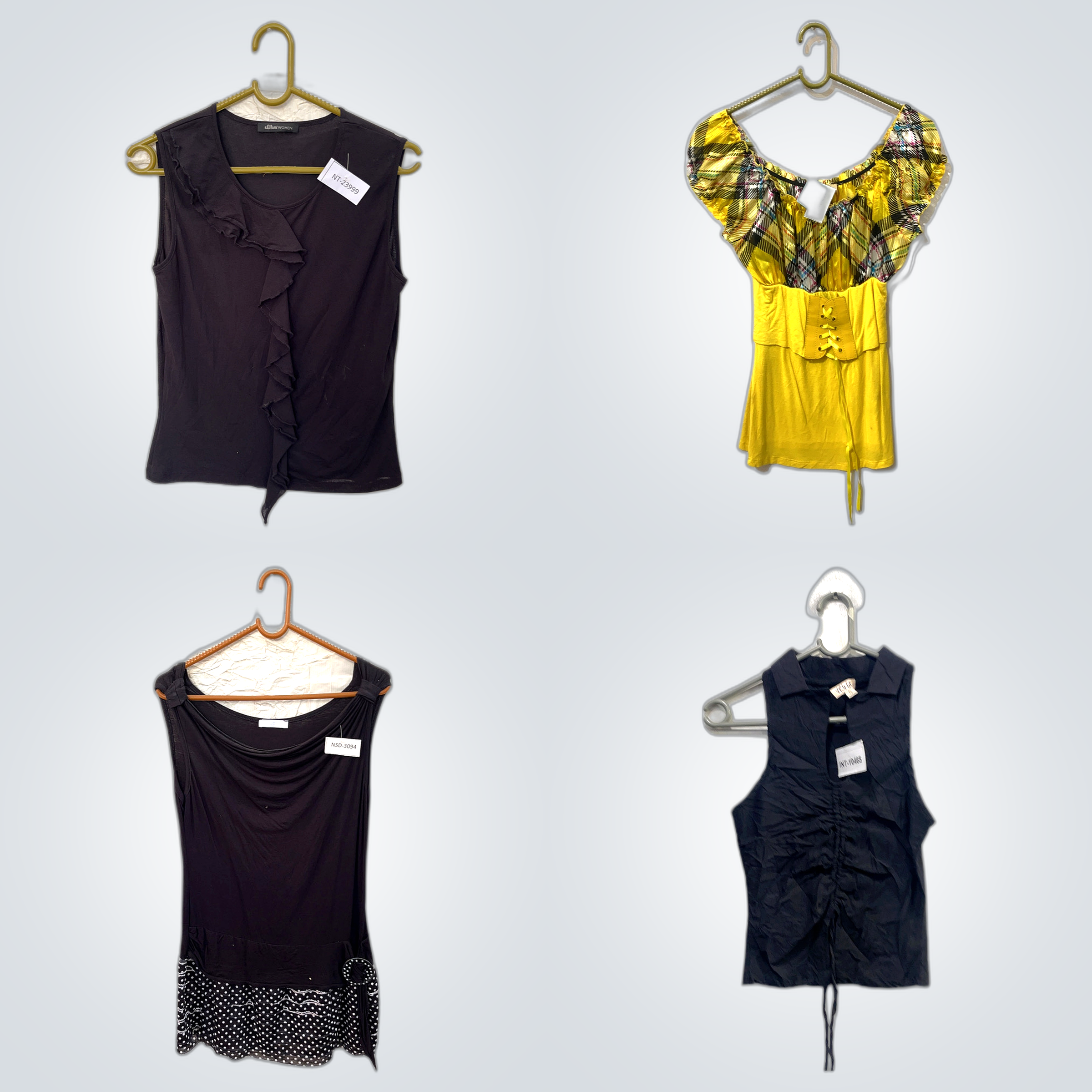 ラッフルブラウス