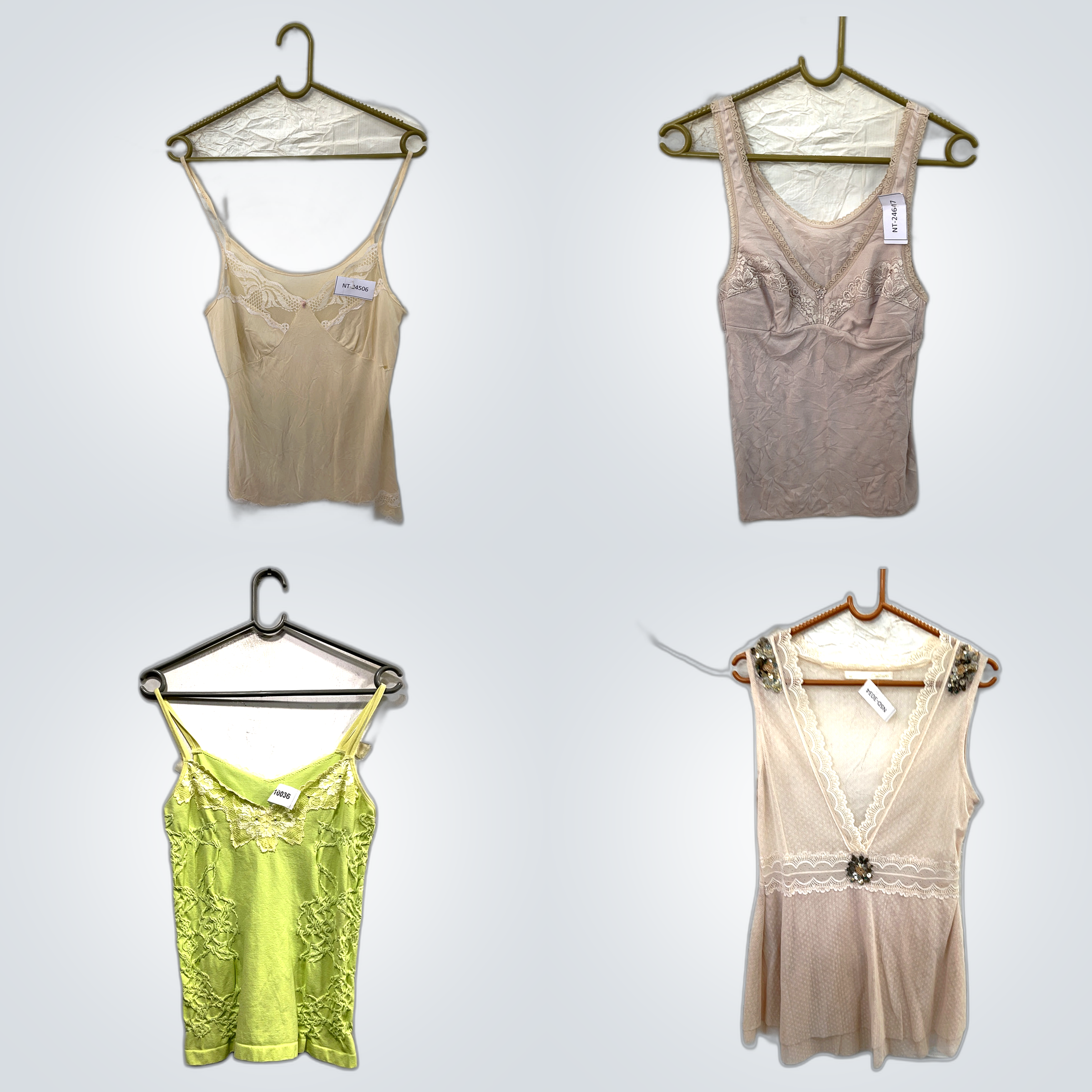 Y2K Lace Trim Camisoles