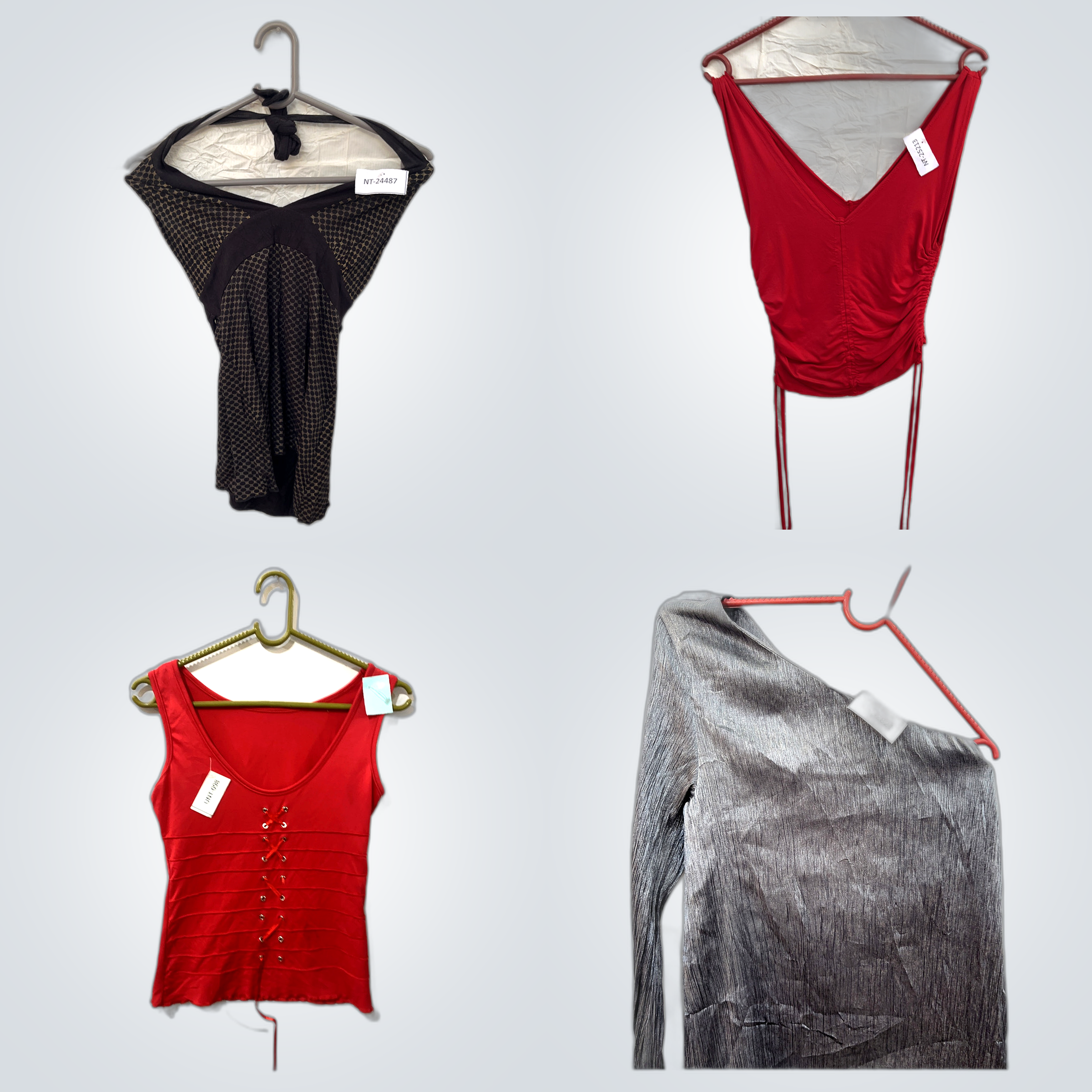 CDC Sequined Top & 7 More Printed Blouses Bundle