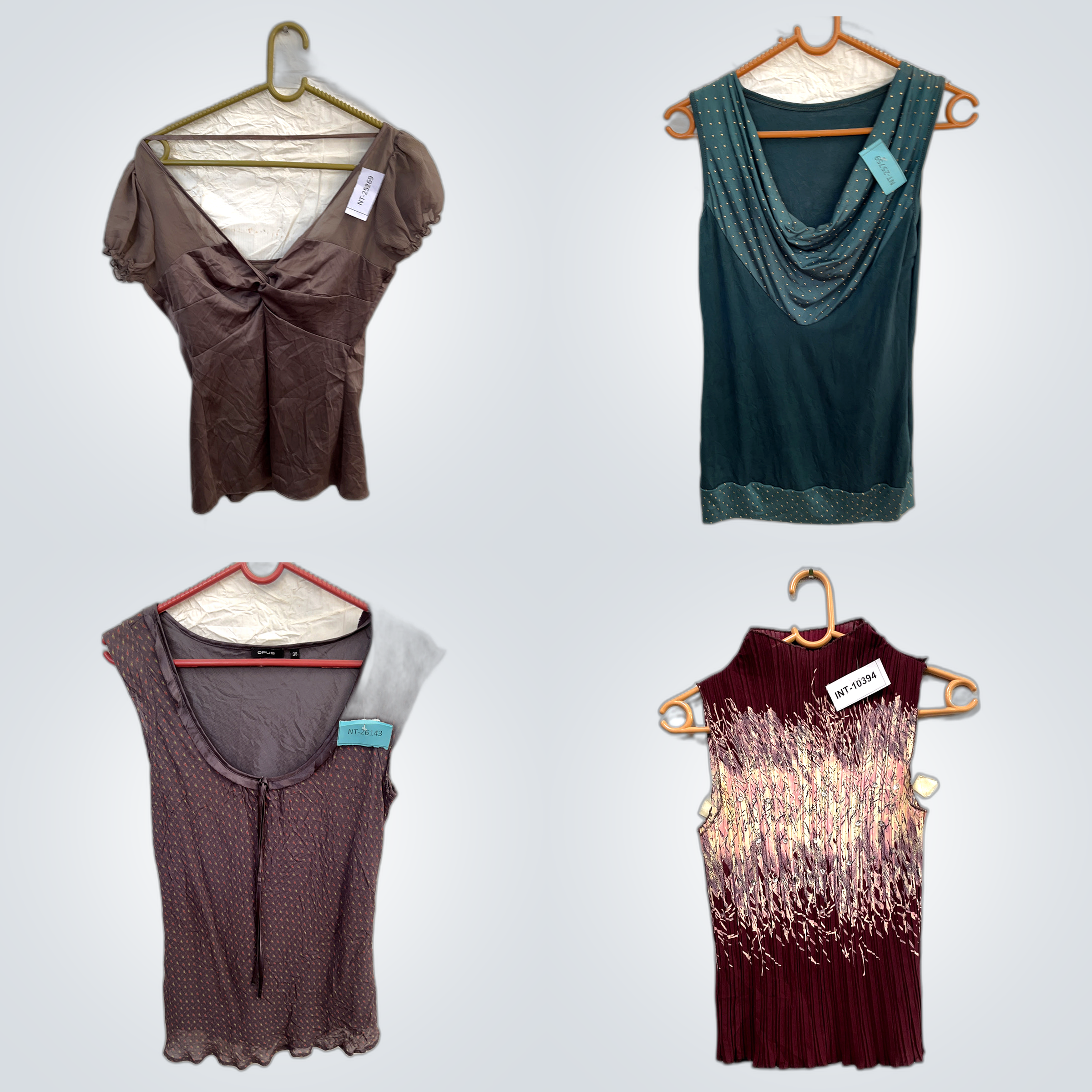 Axcess & Opus Blouse Bundle - 7 Tops, Floral, Stri..