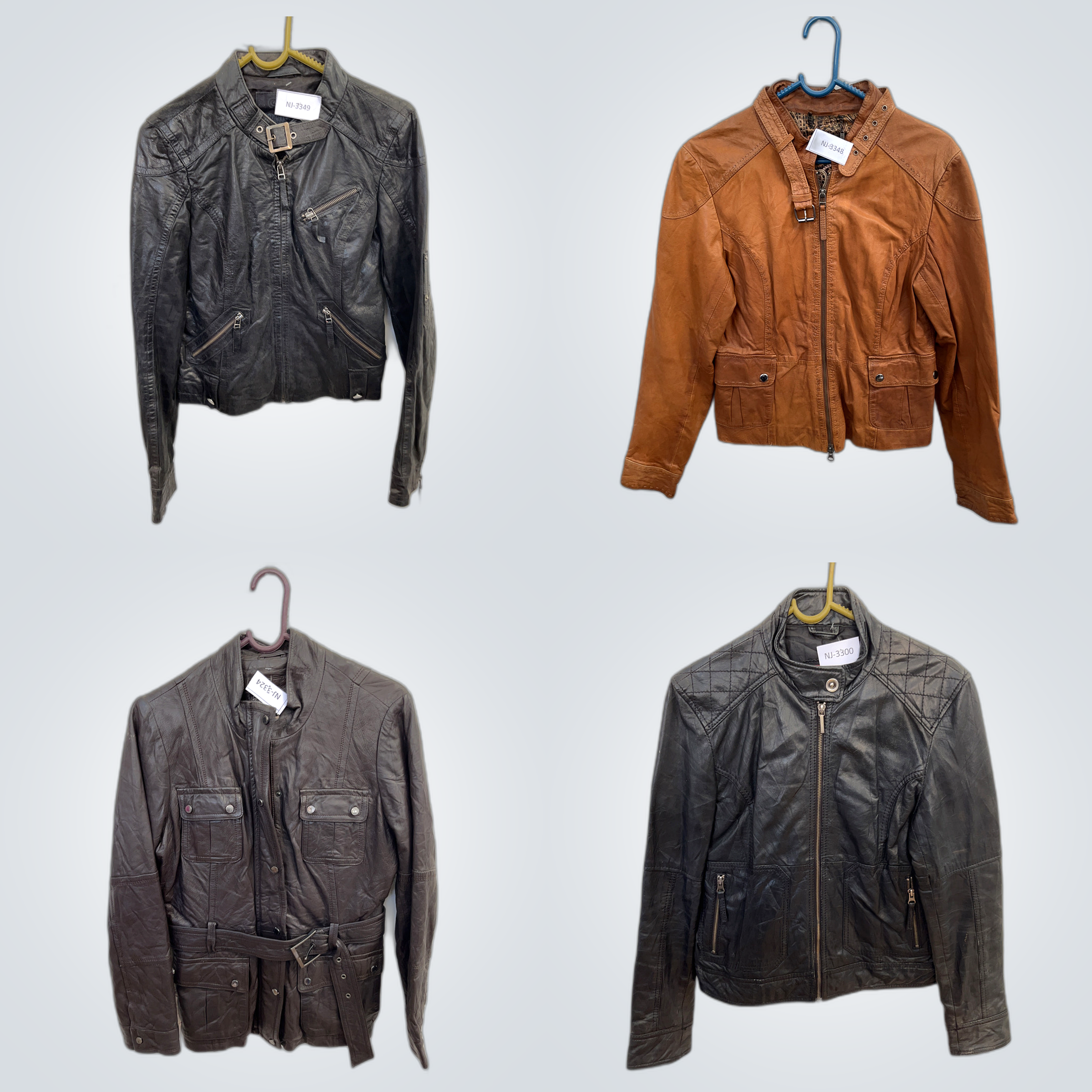 Leather Jacket Bundle - 7pcs Unbranded Mix Leather..