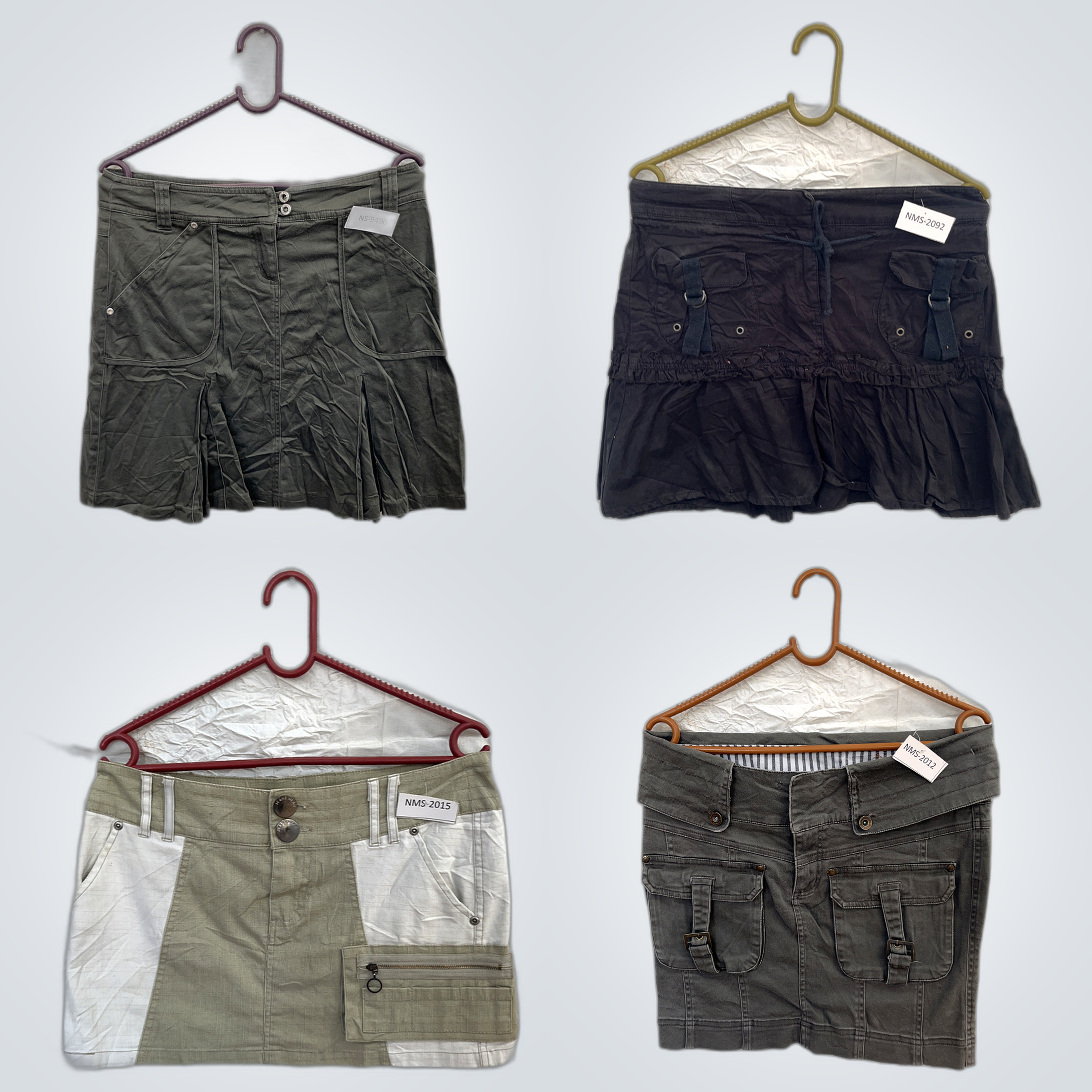 BOSS & More Skirt Bundle 9pcs Mini Denim Cargo Mix..