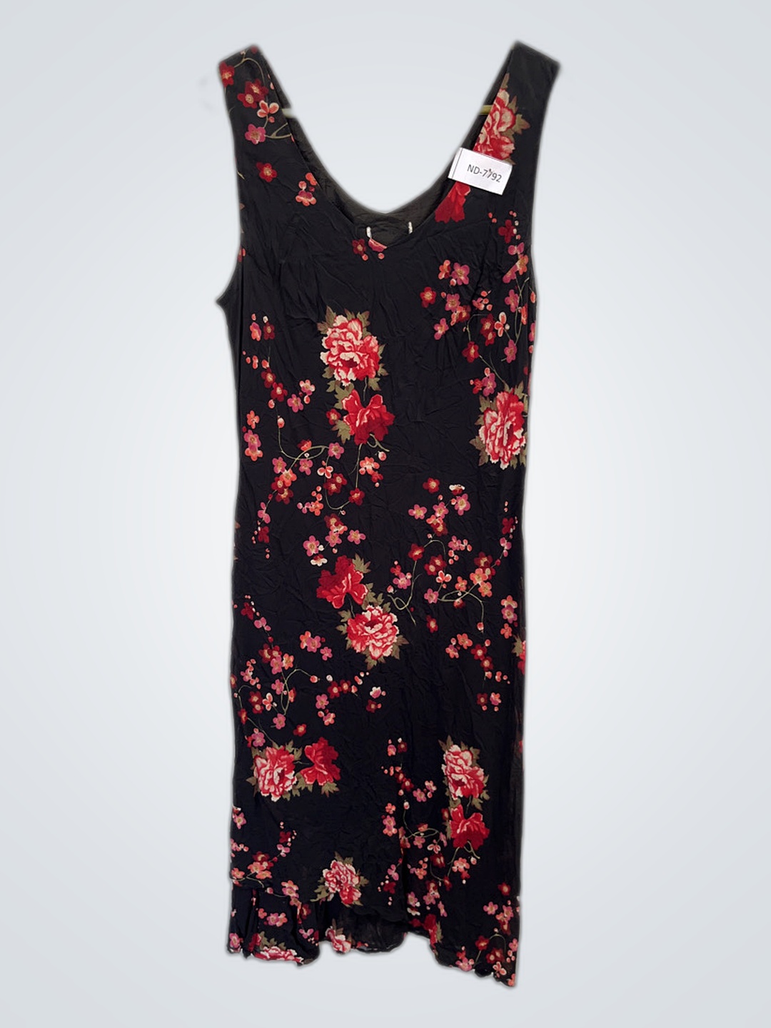 Vestido Floral Preto