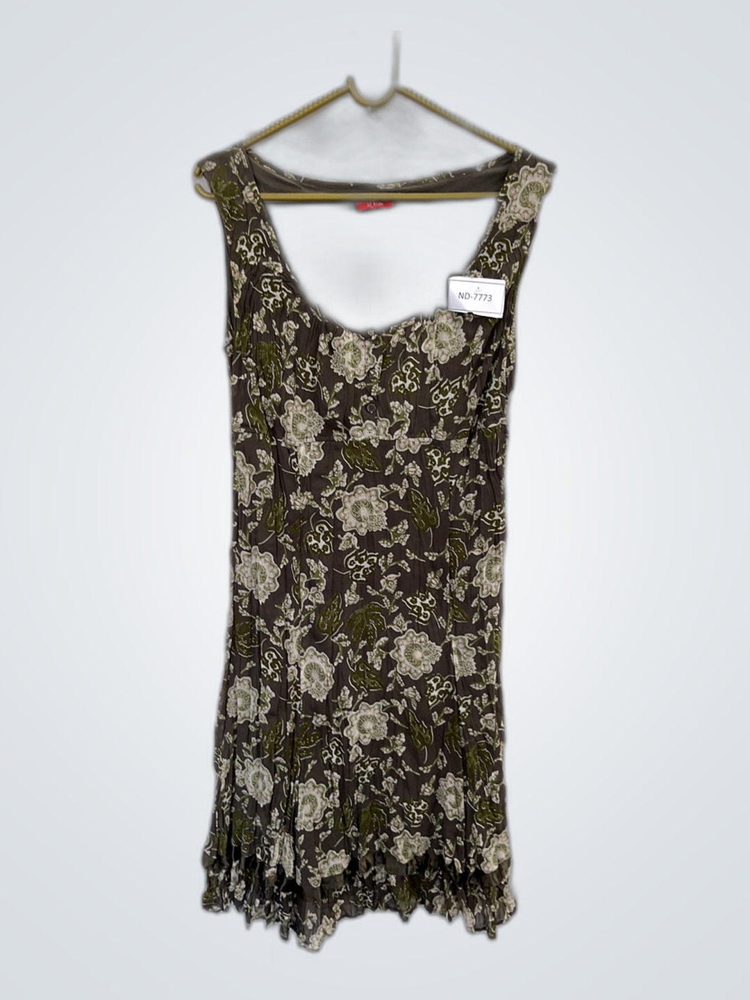 Vestido com Estampa Floral