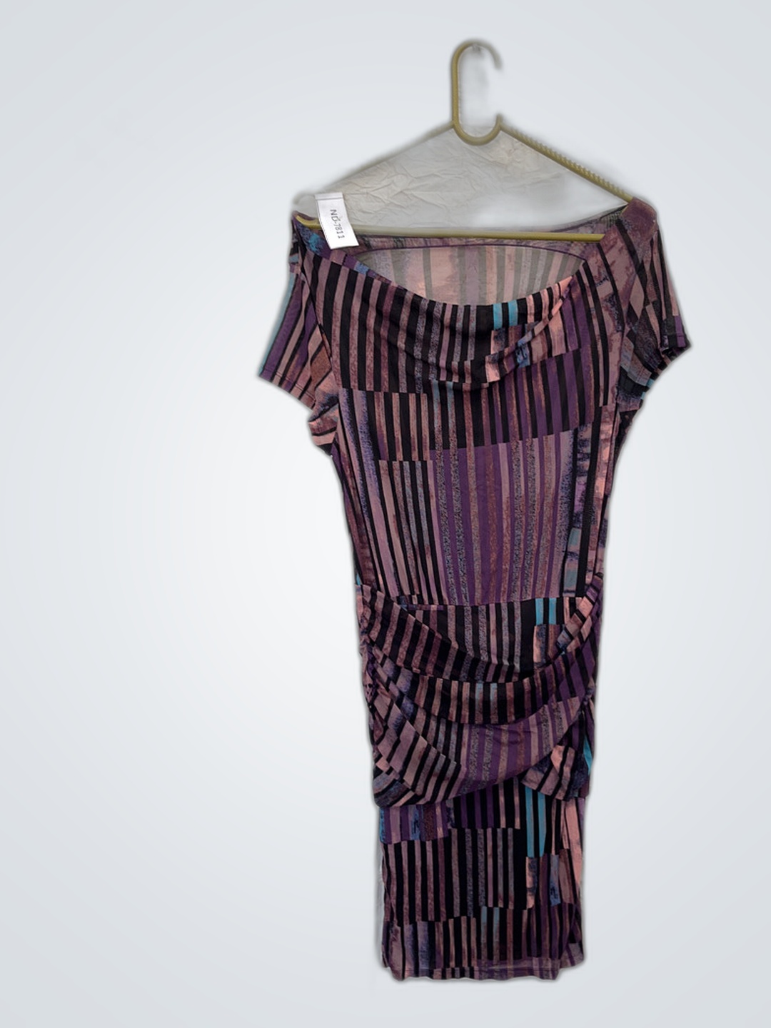 Dress with Striped Pattern