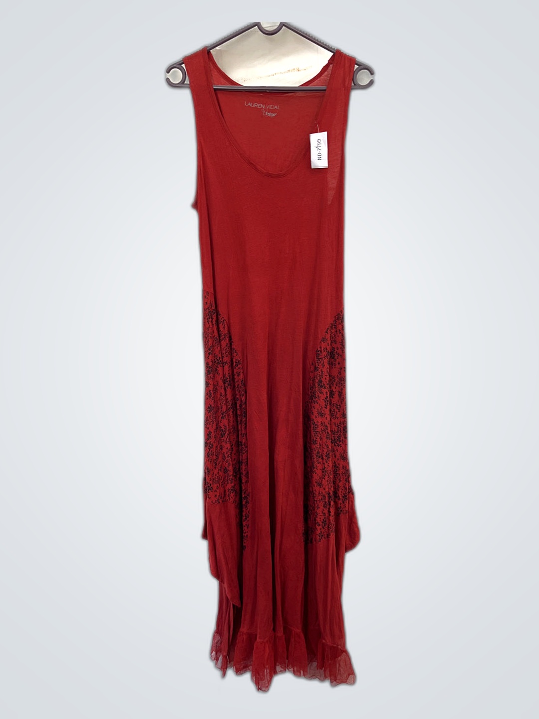 Lauren Vidal Red Lace Dress