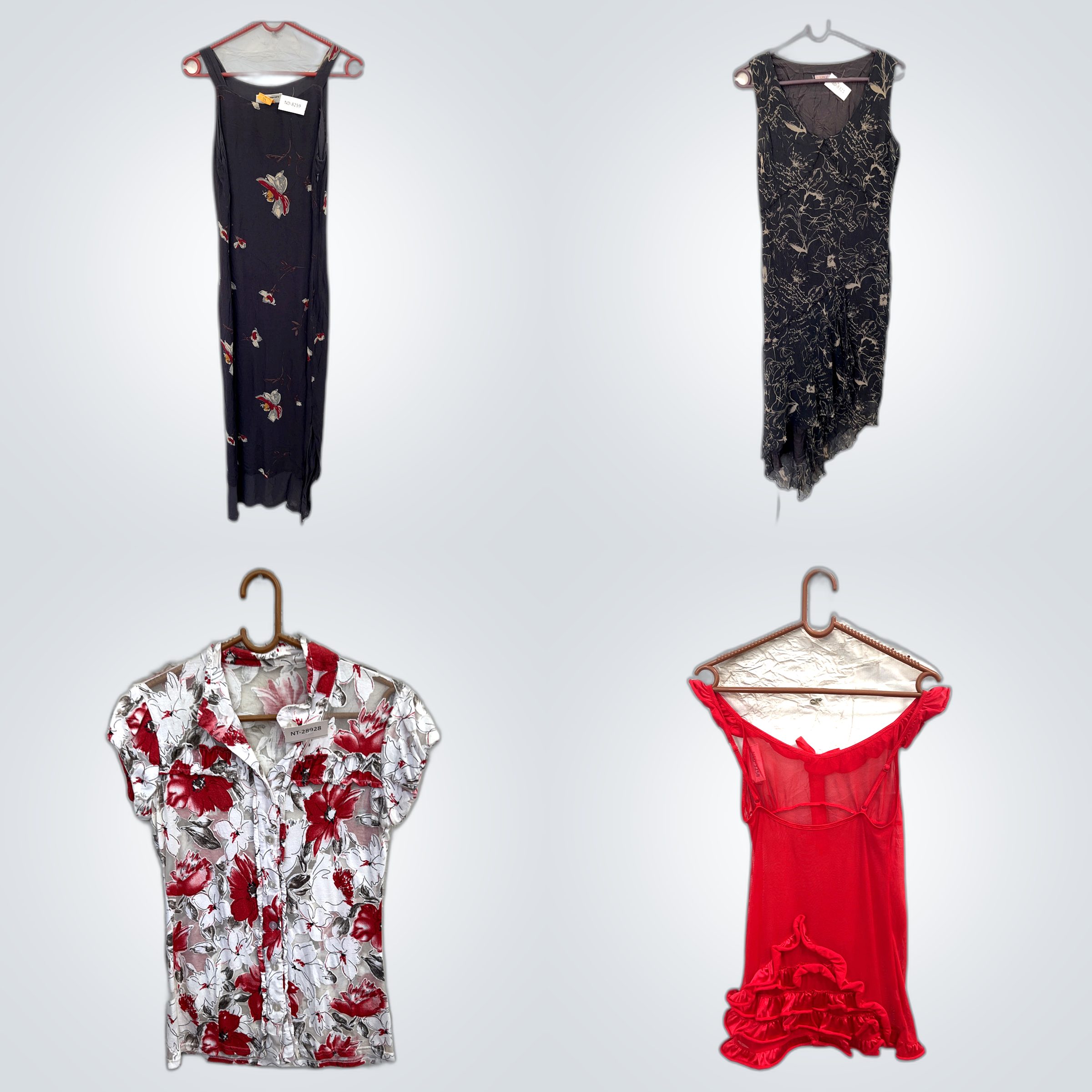 Pacote de 14 Vestidos, Blusas e Saias Femininas St..