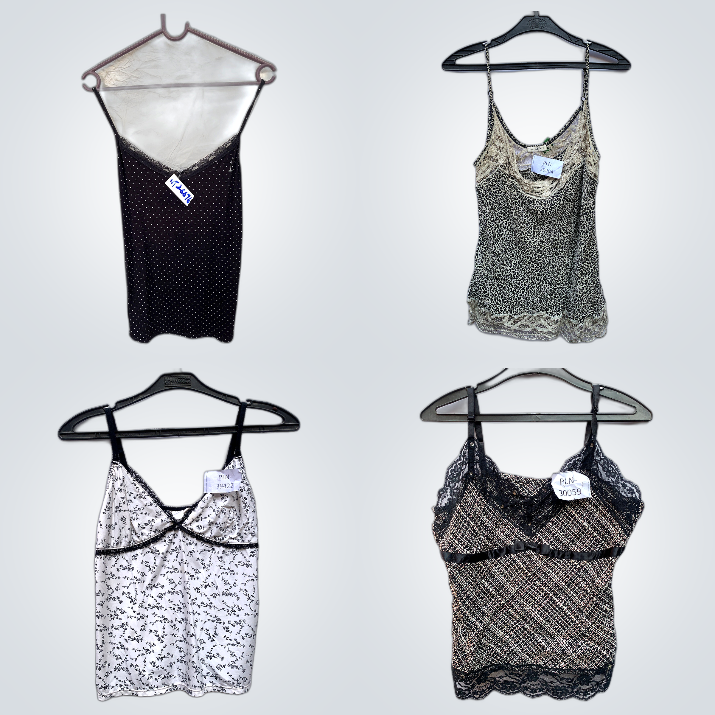 Y2K Lace Trim Camisoles