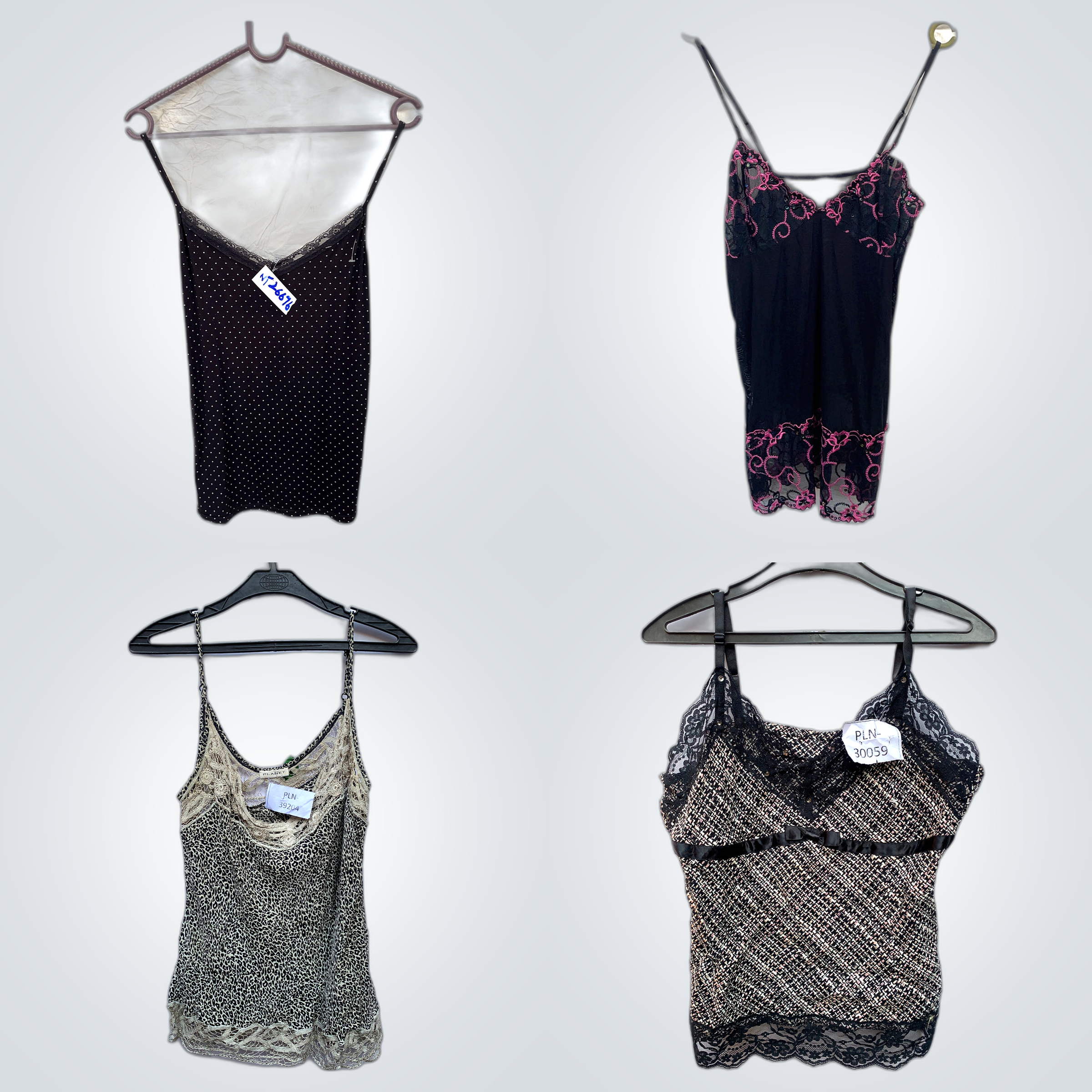 Y2K Vintage Lace Trim Camisoles