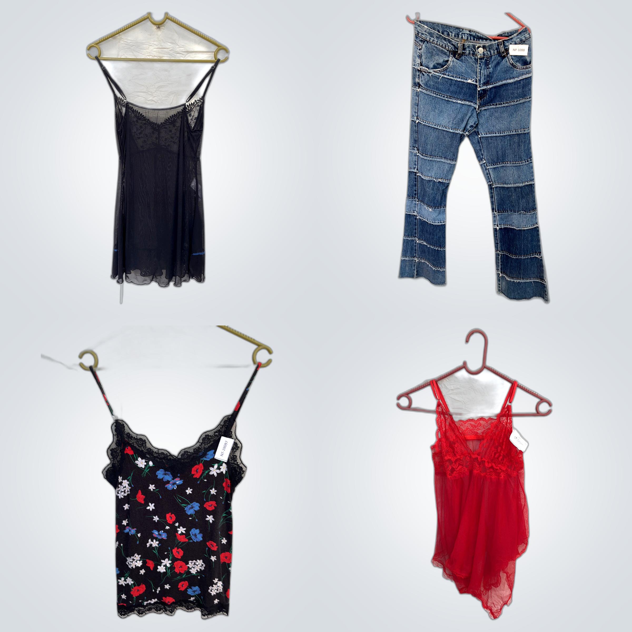 Conjunto Lace & Denim: H&M e mais, conjunto de mod..