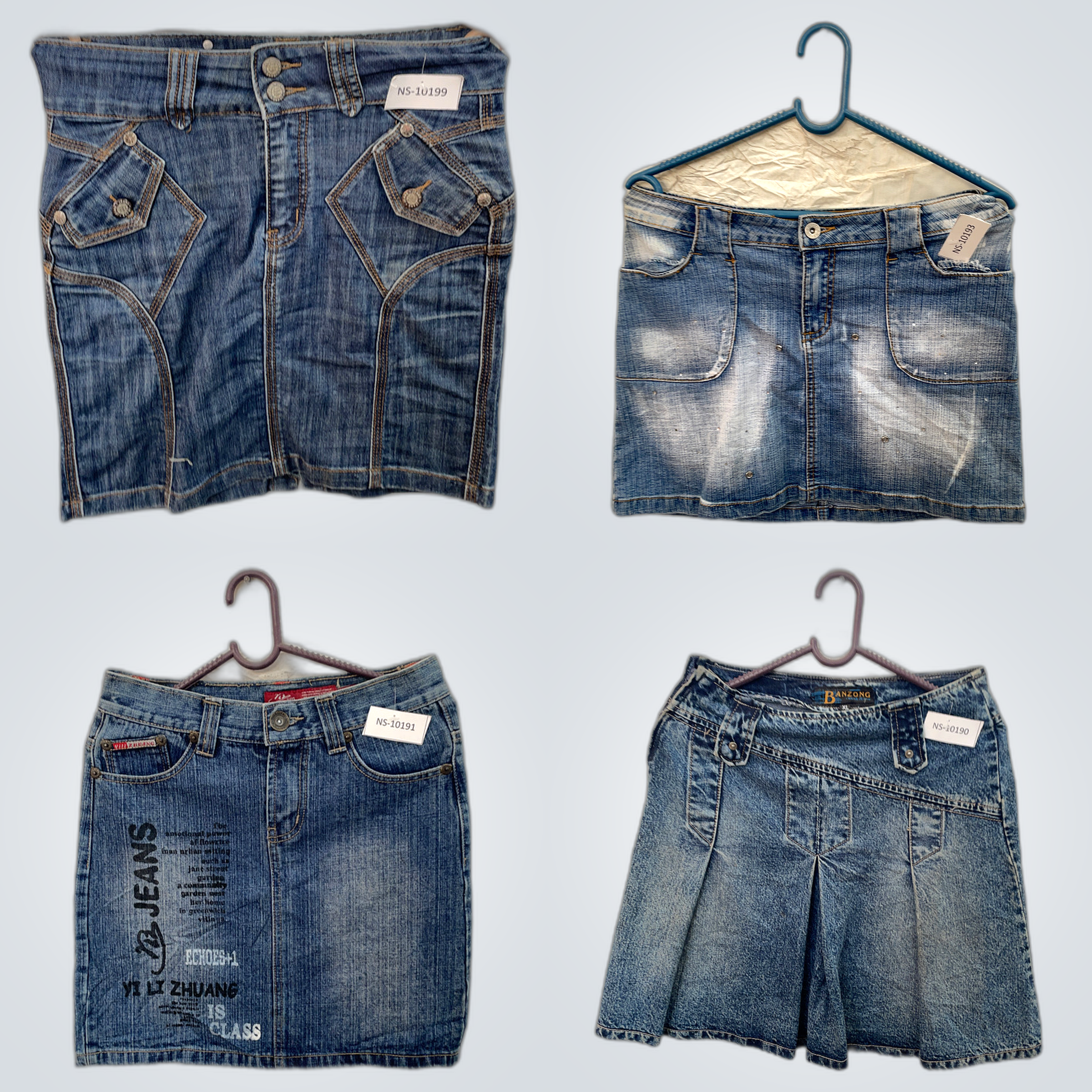 Pacchetto di Gonne in Denim - 7 pezzi misti di Esp..