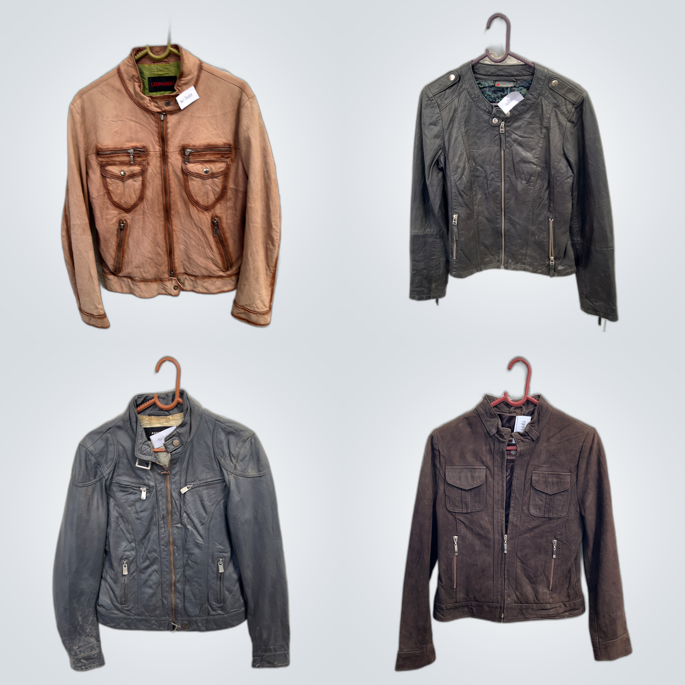 Pack de vestes en cuir - Leonardo, Oakwood, Gipsy ..