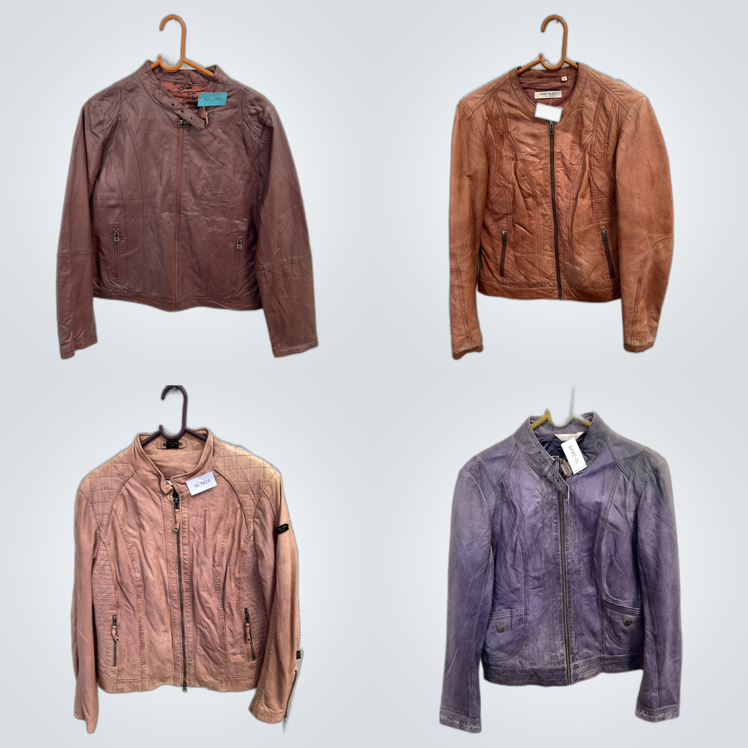 Ensemble Veste en Cuir et Denim - NAE NAE, NAF NAF..