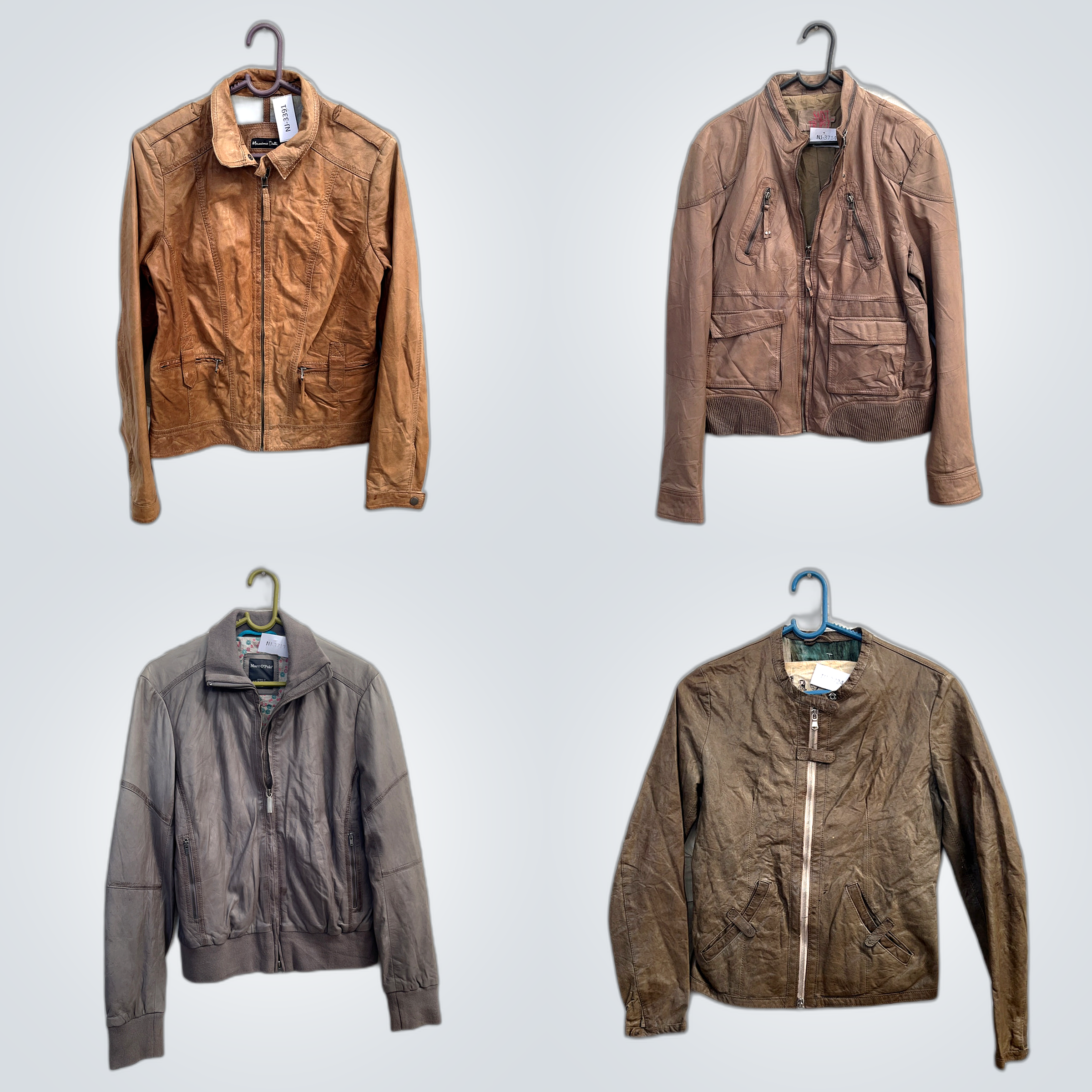 Brown Leather Jackets Bundle