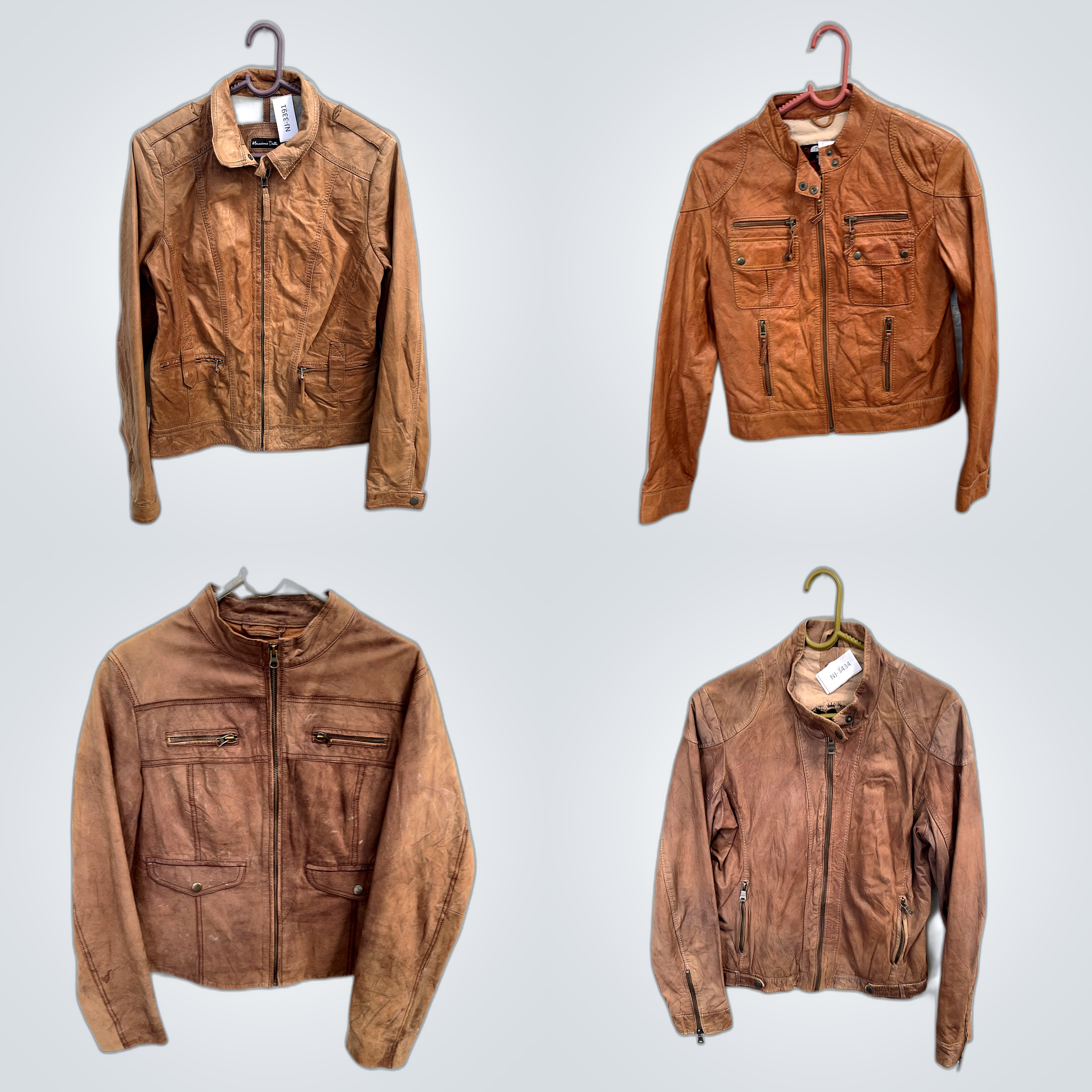 Brown Leather Jackets Bundle