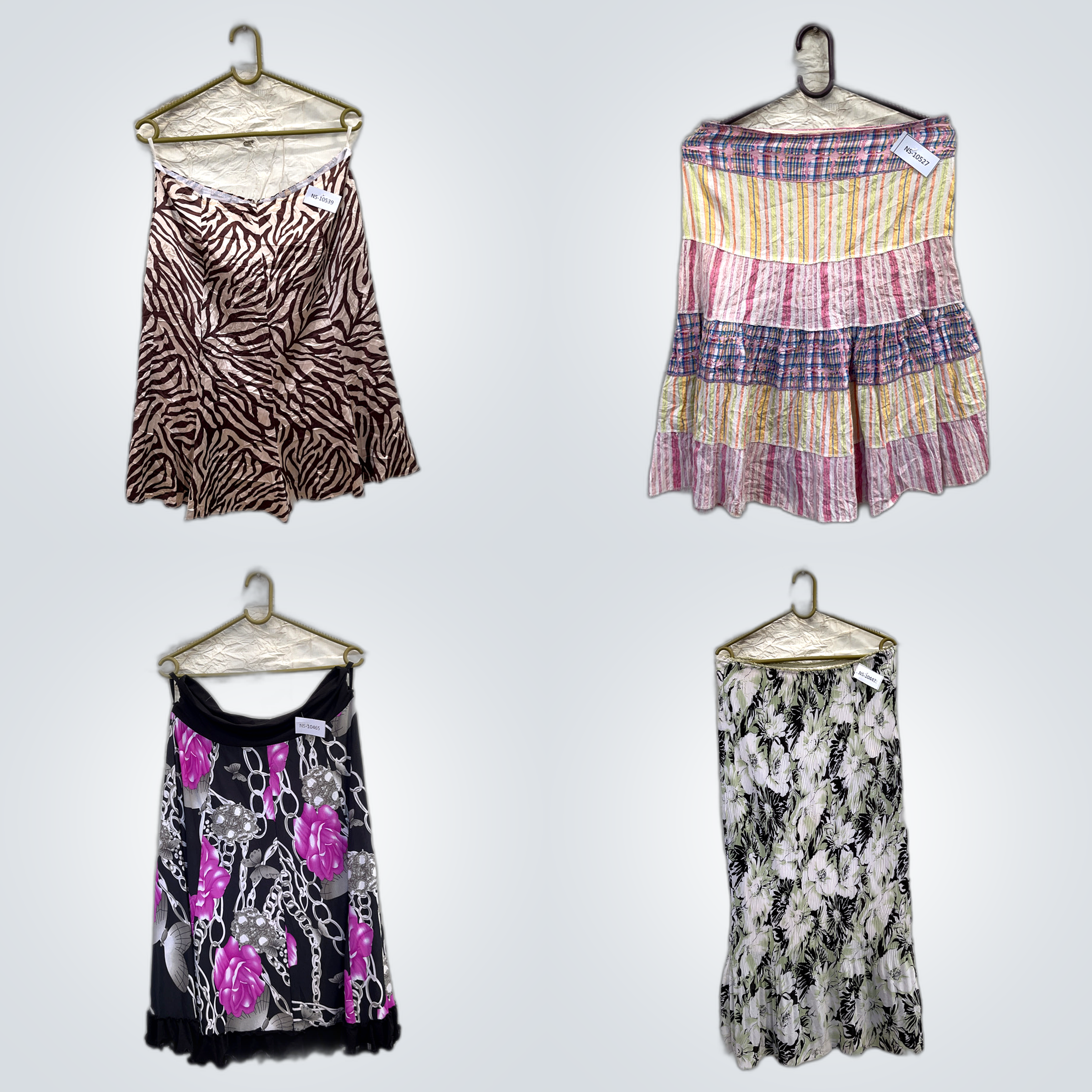 Lovely Skirt Bundle - 10 Piece Mix of Mini Midi Fl..