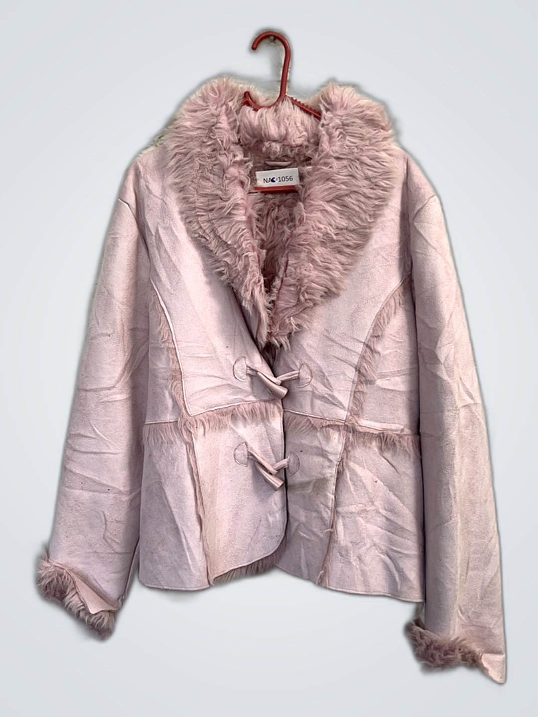 Pink Fur Trim Jacket