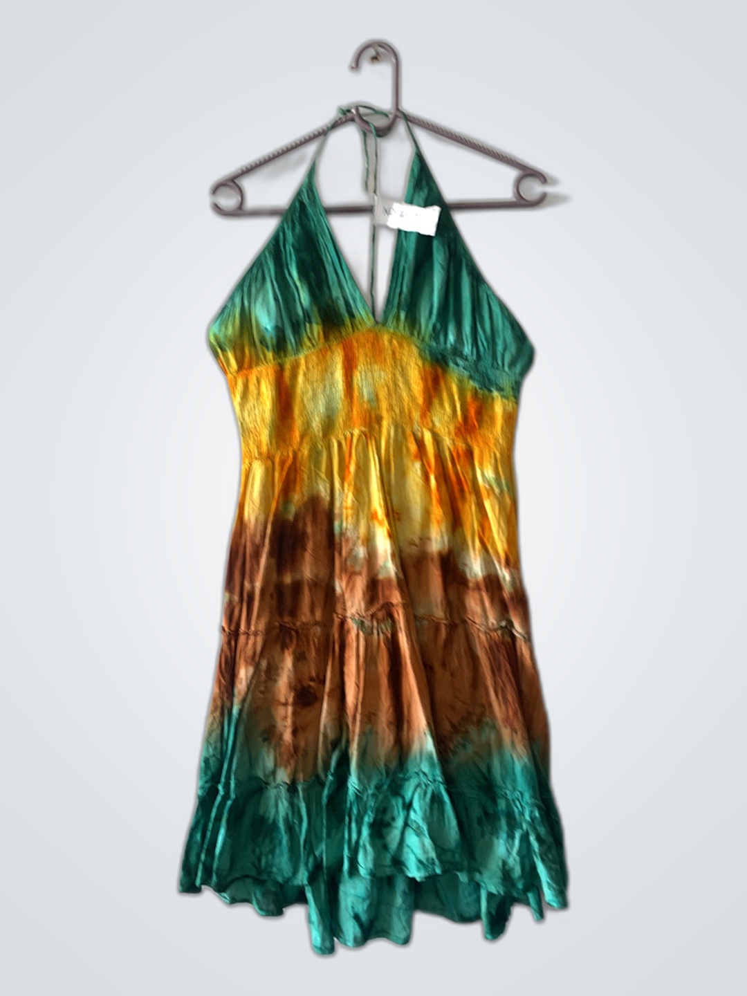 Tie Dye Halter Dress