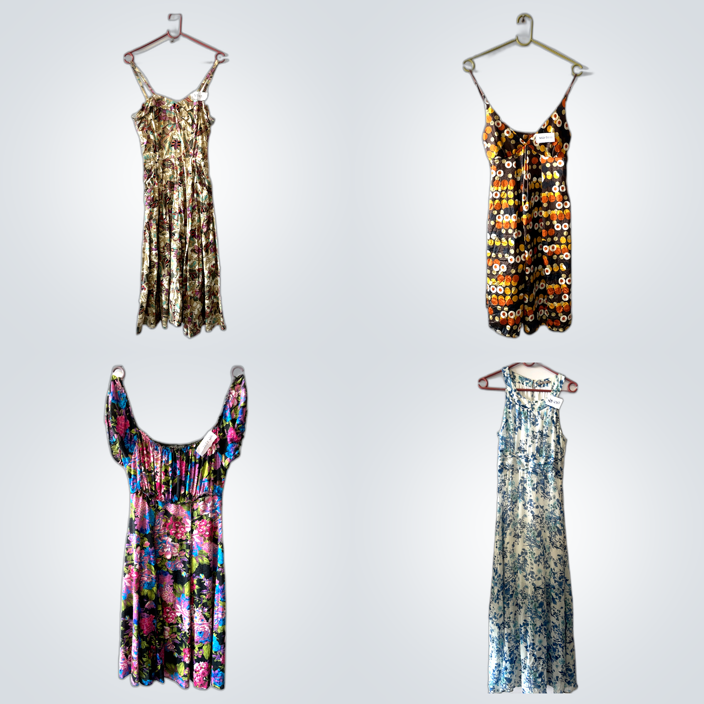 Blumige Denim-Kleider-Bundle