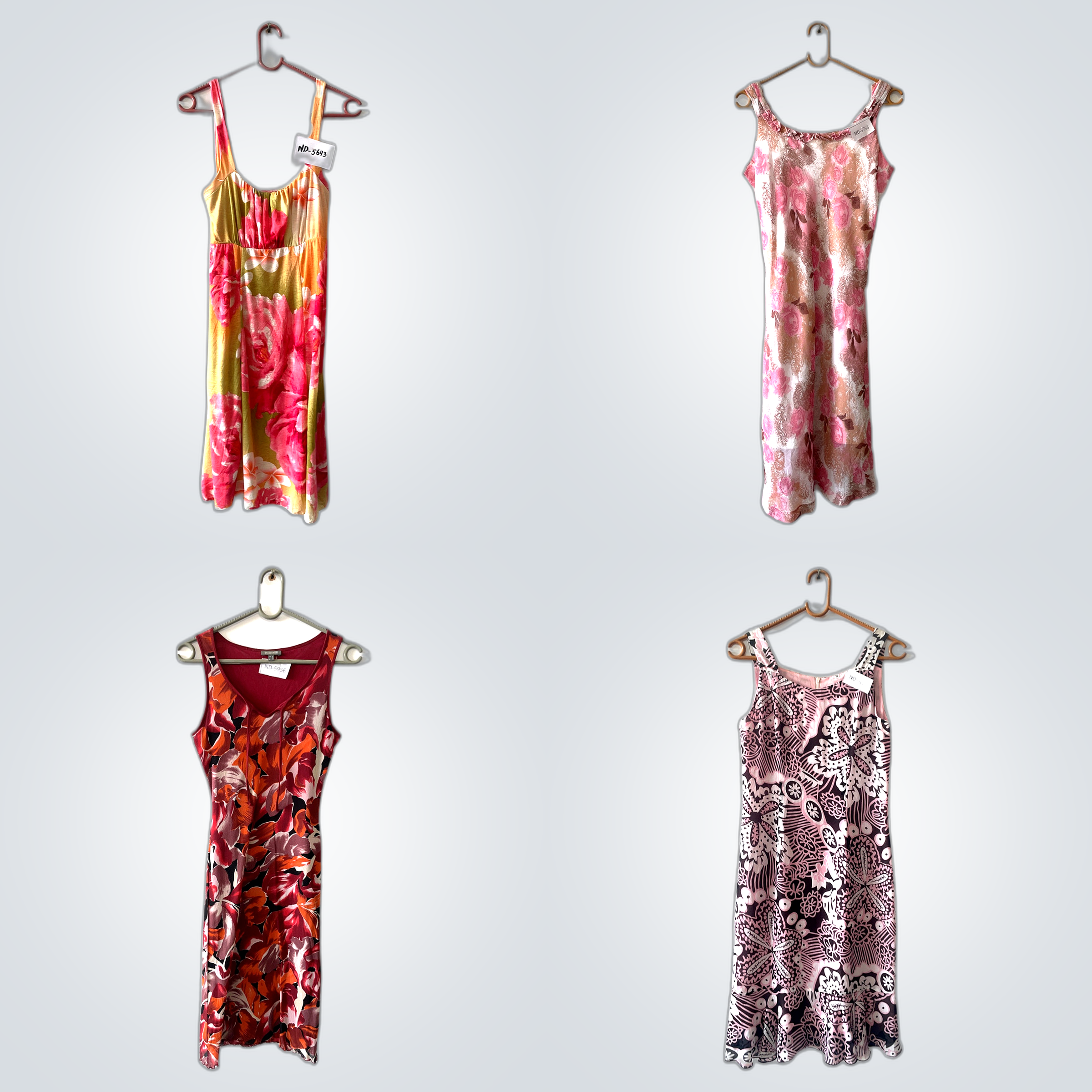 Y2K Floral Midi Dresses
