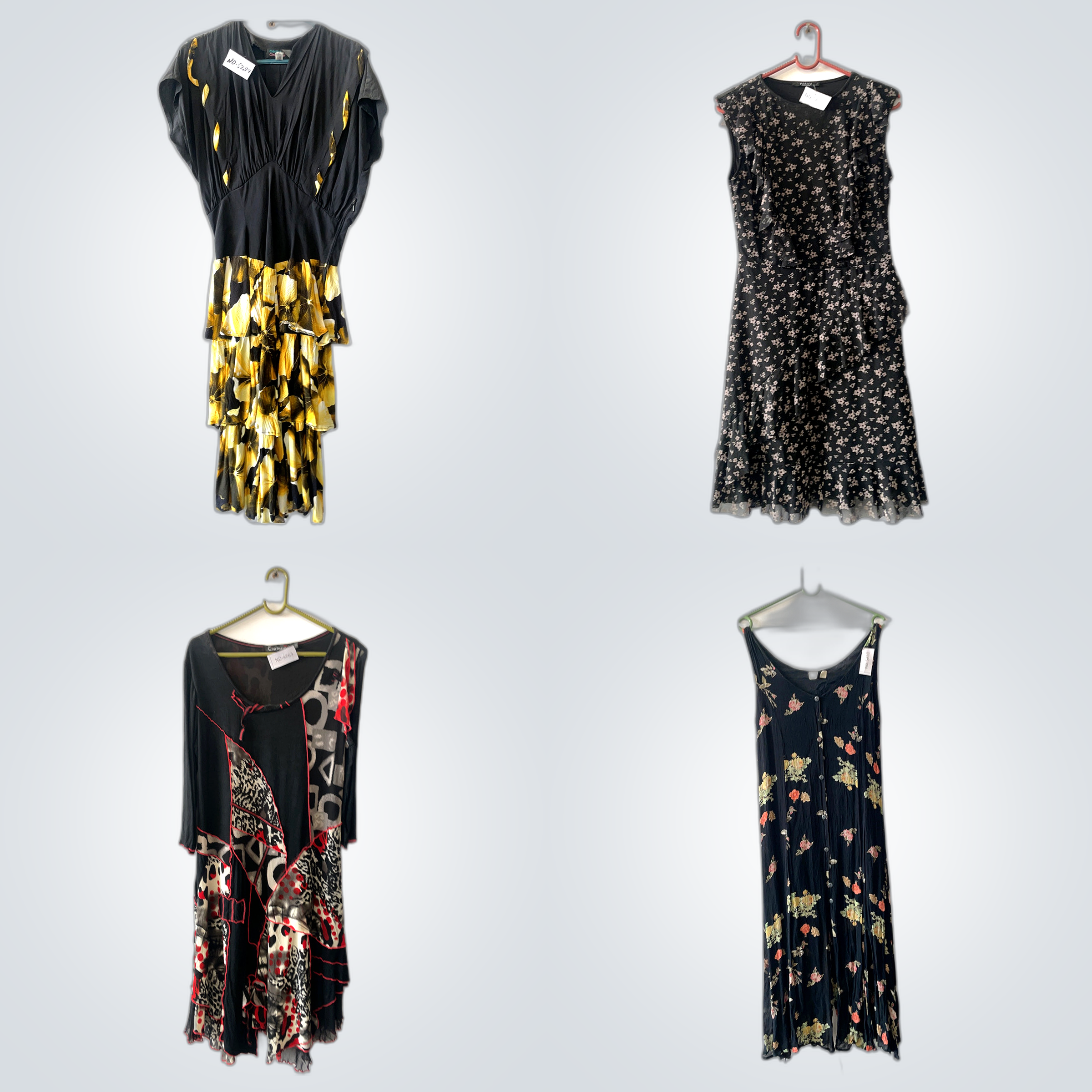 Pacote de Vestidos de Designer - Lote de Moda Femi..