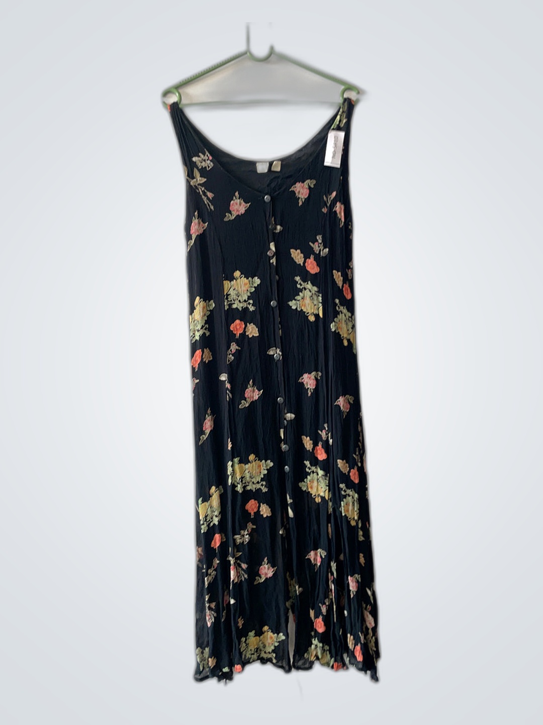 Vestido Floral Preto