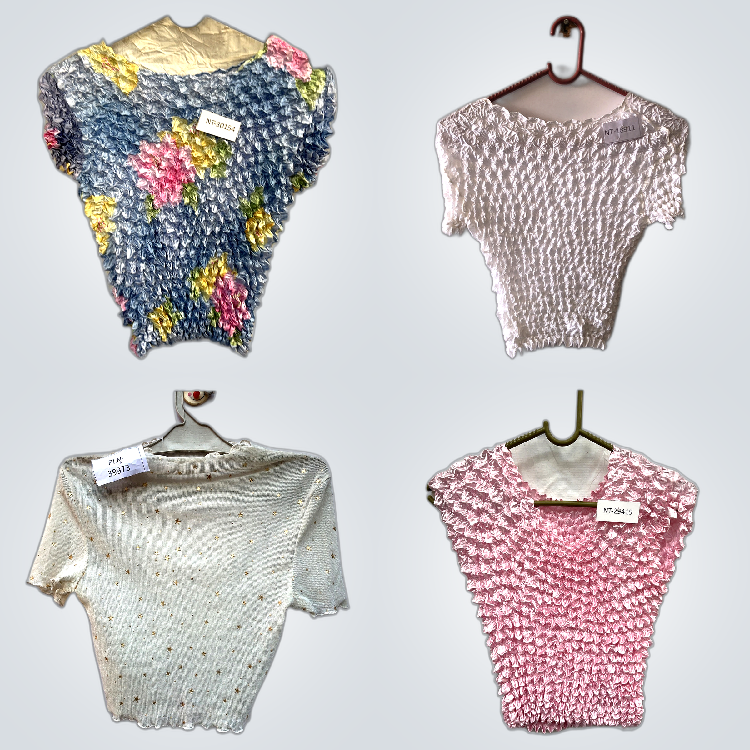 Y2K Ruffle Blouses Bundle