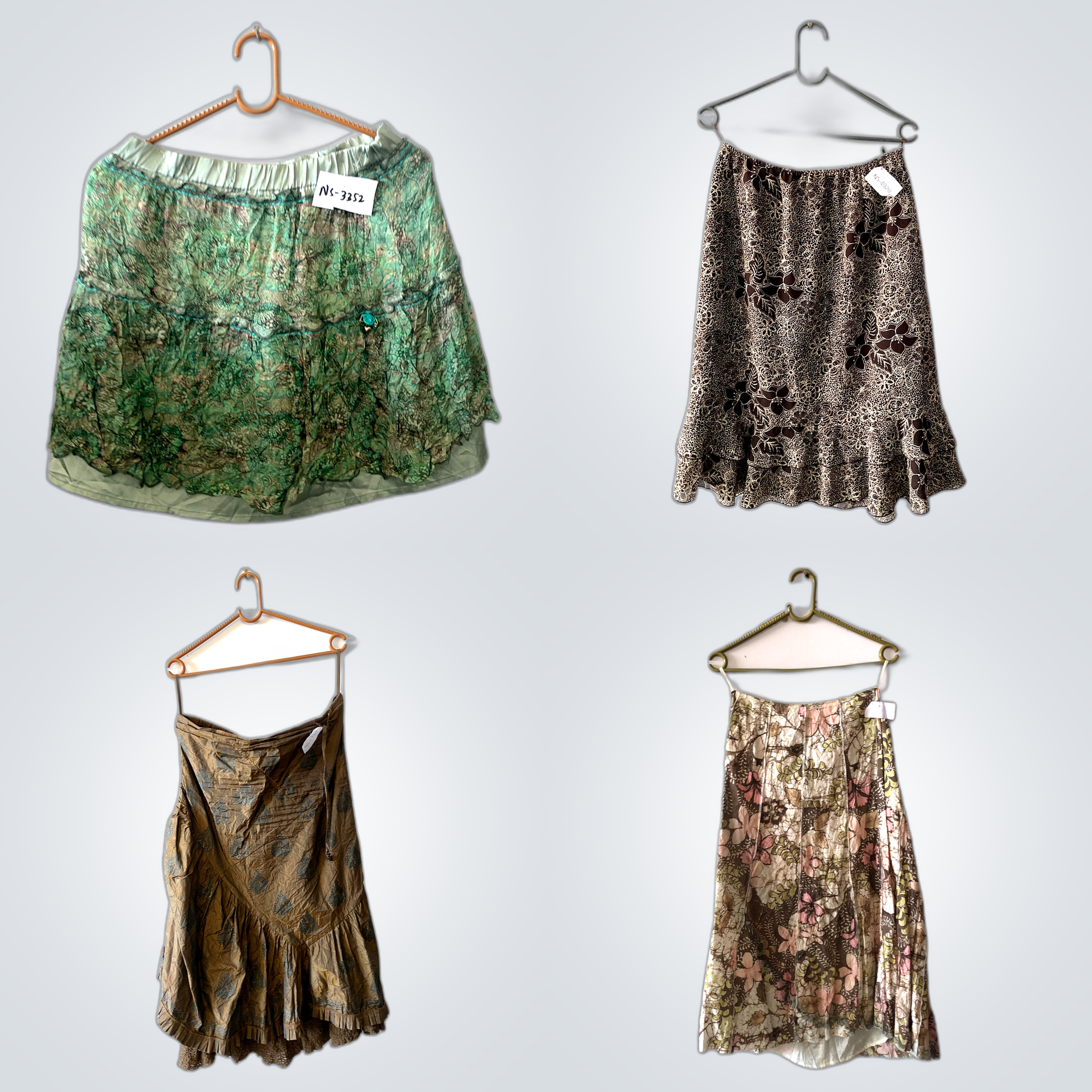 Y2K Floral Mini Skirts