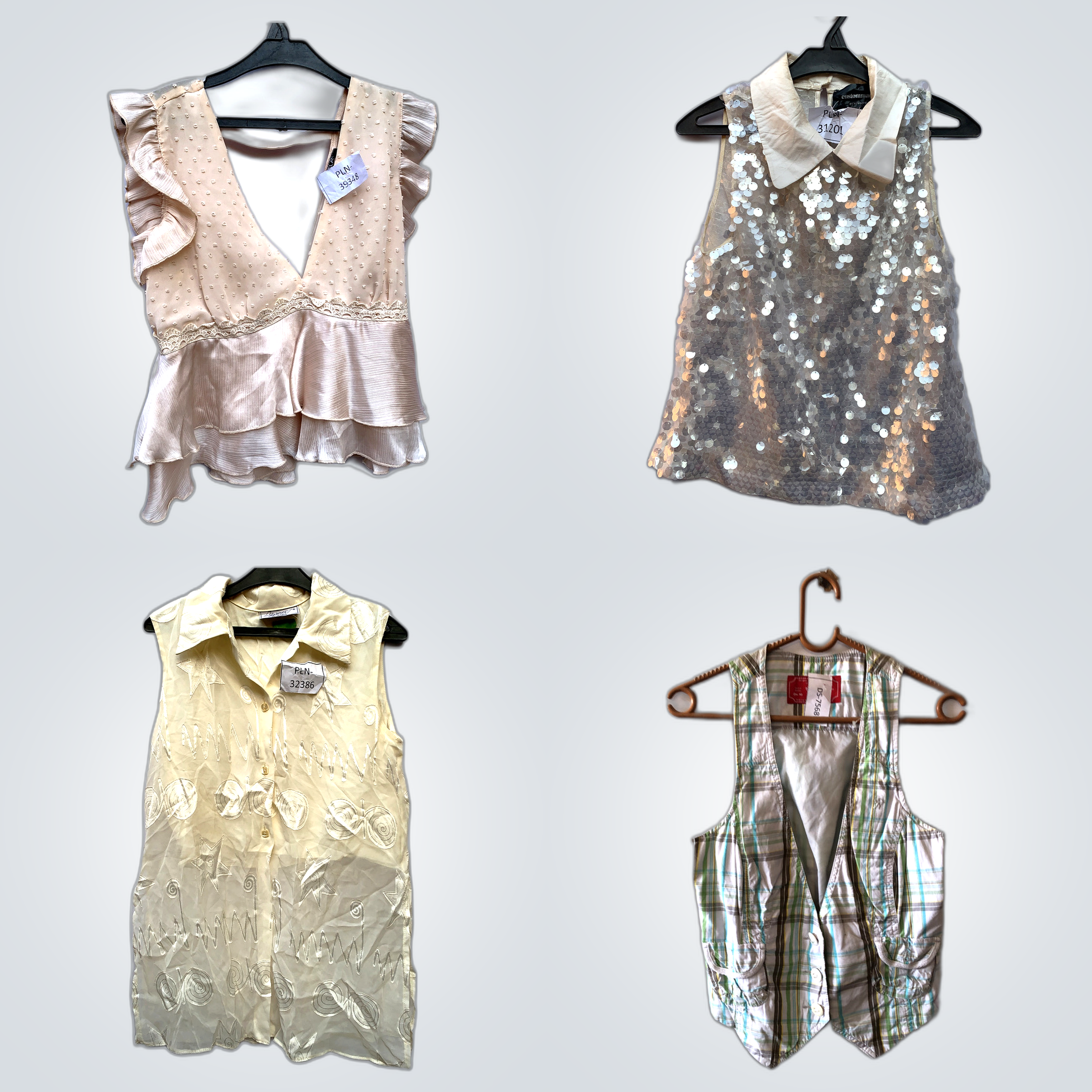 Light Wash Waistcoat Set (FV 025)