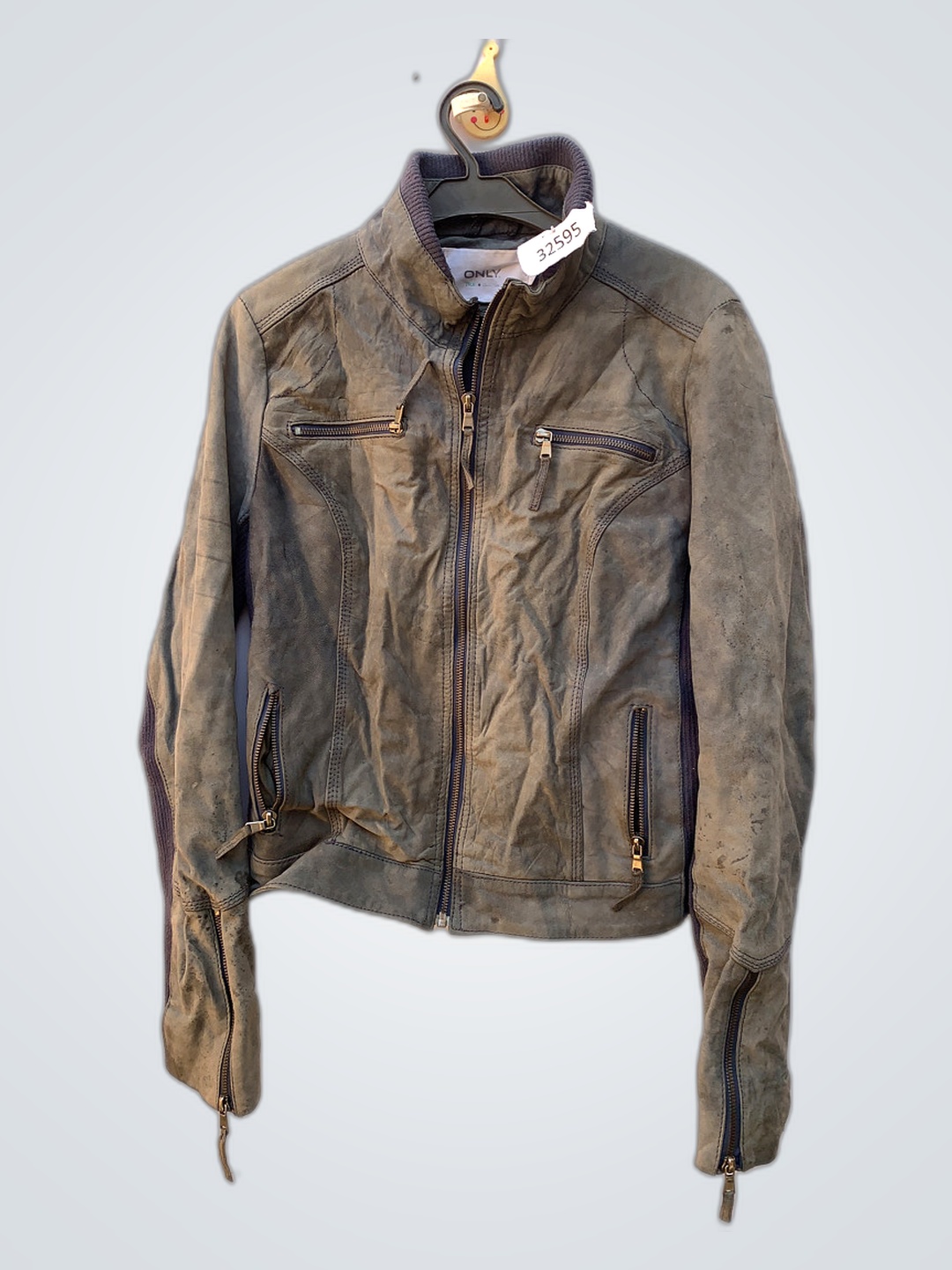 ONLY True Collection Leather Jacket