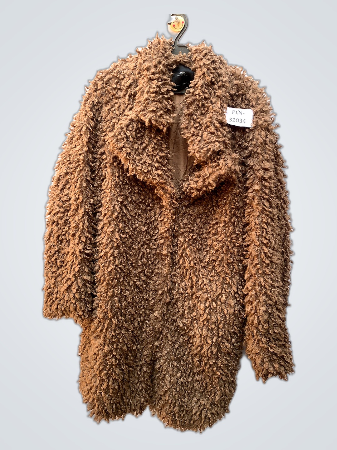 Zara Brown Fuzzy Coat