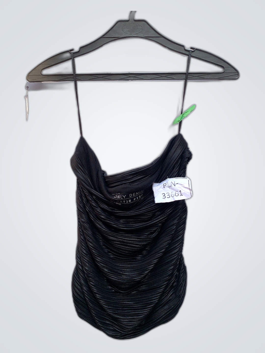 Only Black Ruched Cami Top