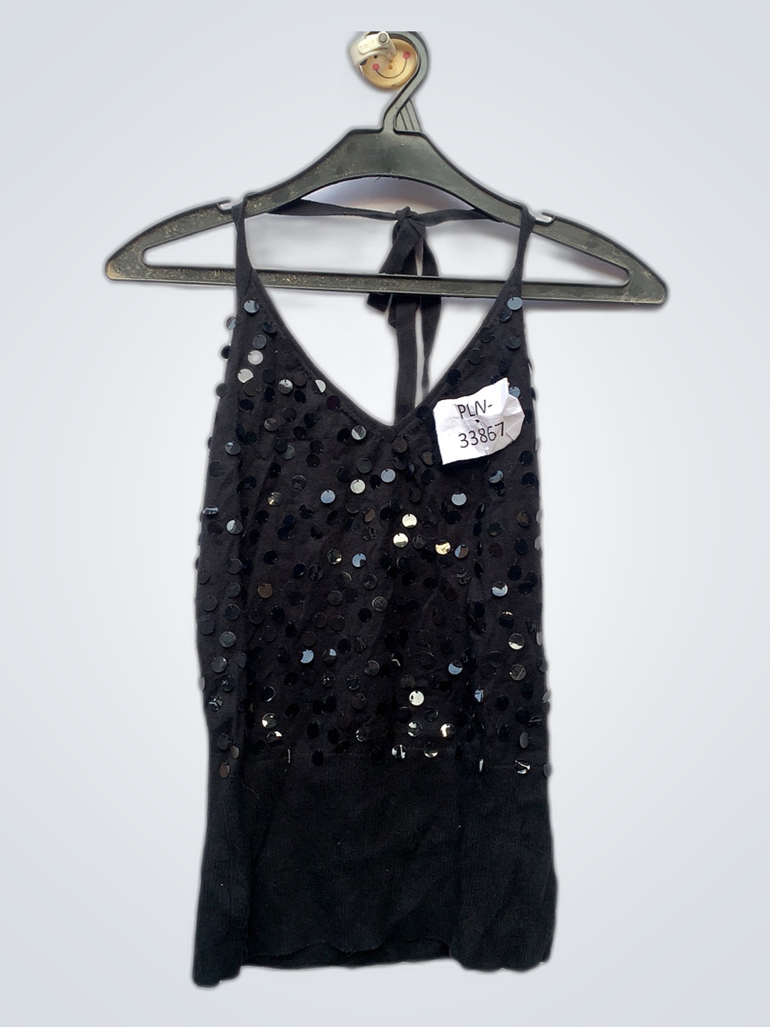 Mexx Black Sequined Camisole Top