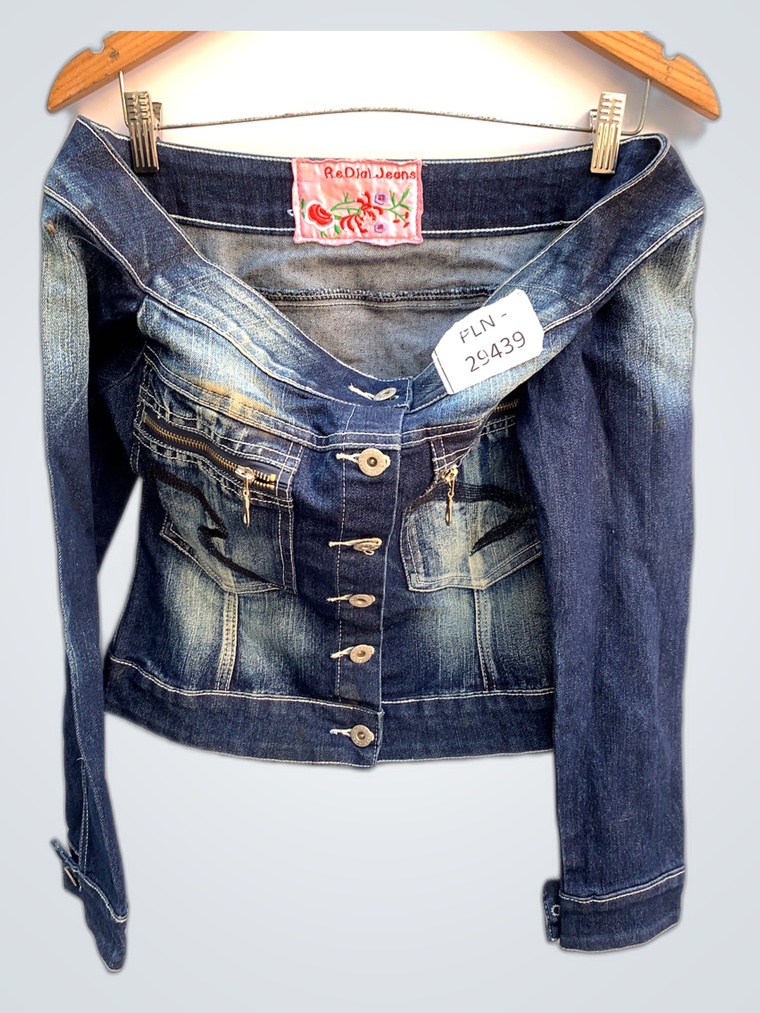 レッドダートジーンズデニムジャケット