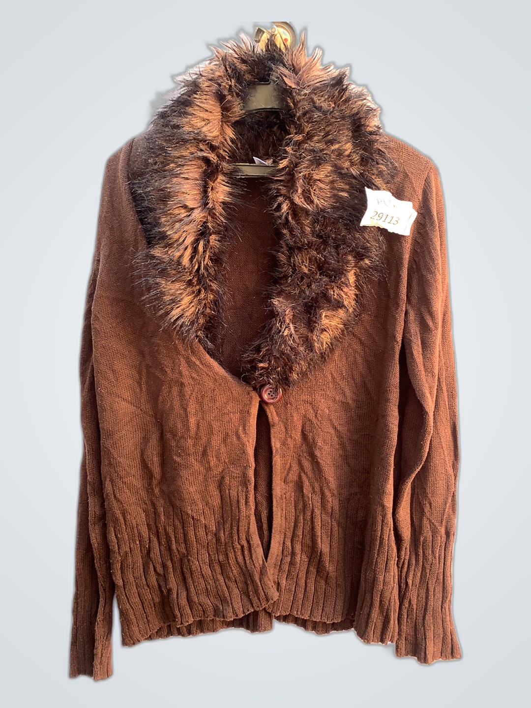 ブラウンファーライニングジャケット