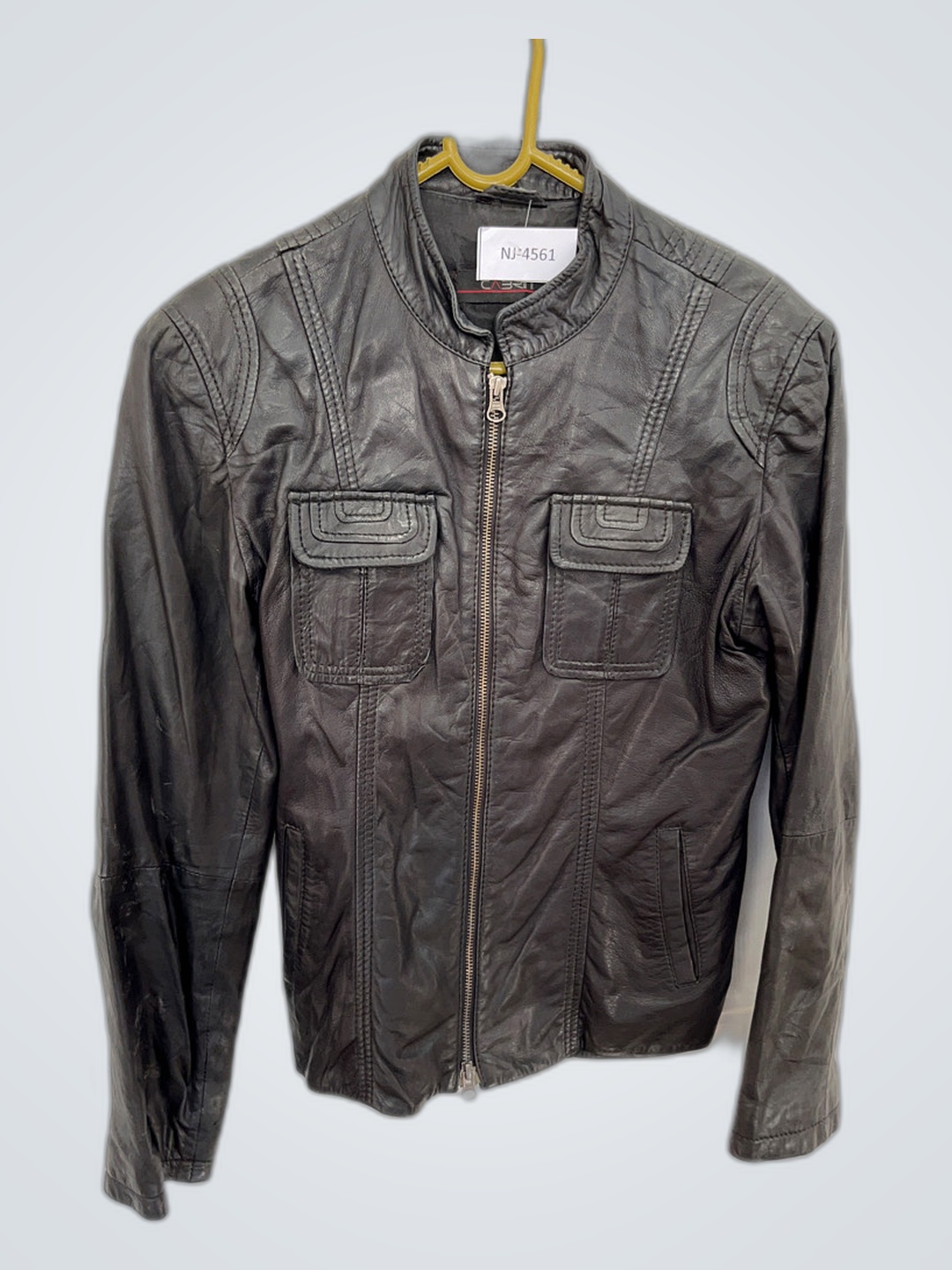 Cabrini Gray Leather Jacket