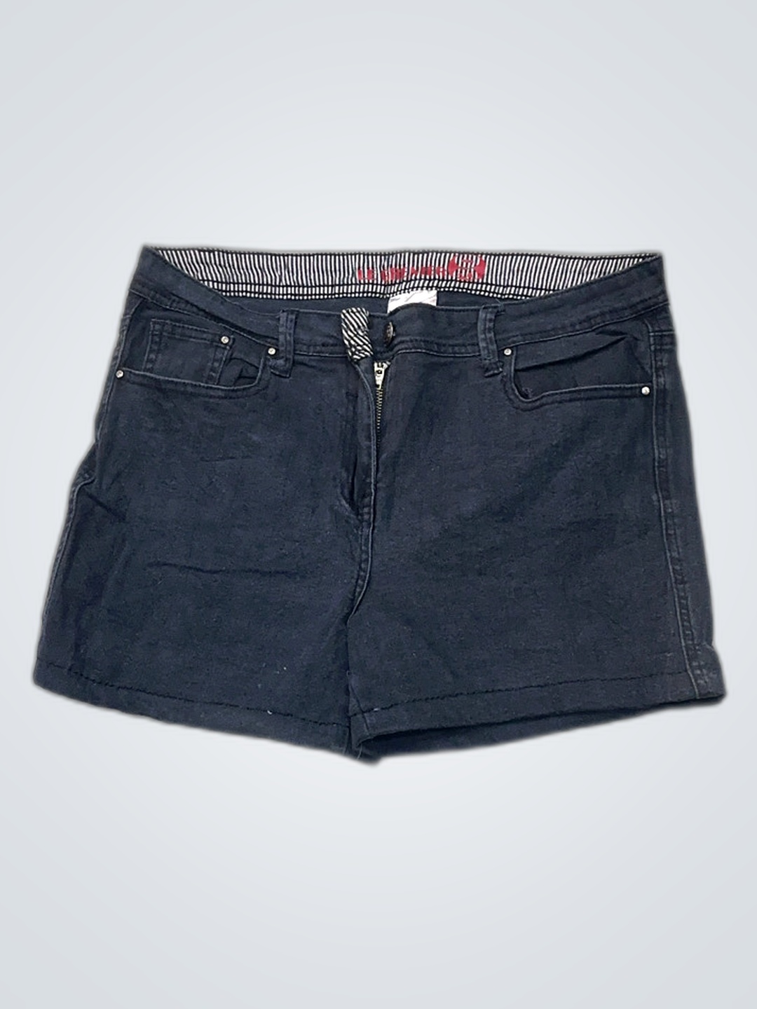 Le Grenier Black Denim Skirt