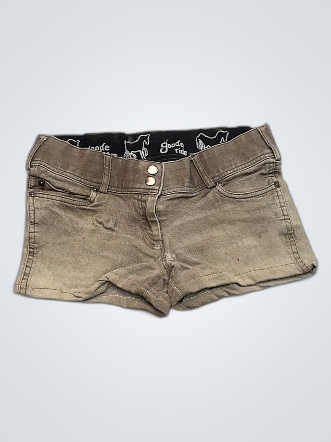 Goode Rider Tan Shorts