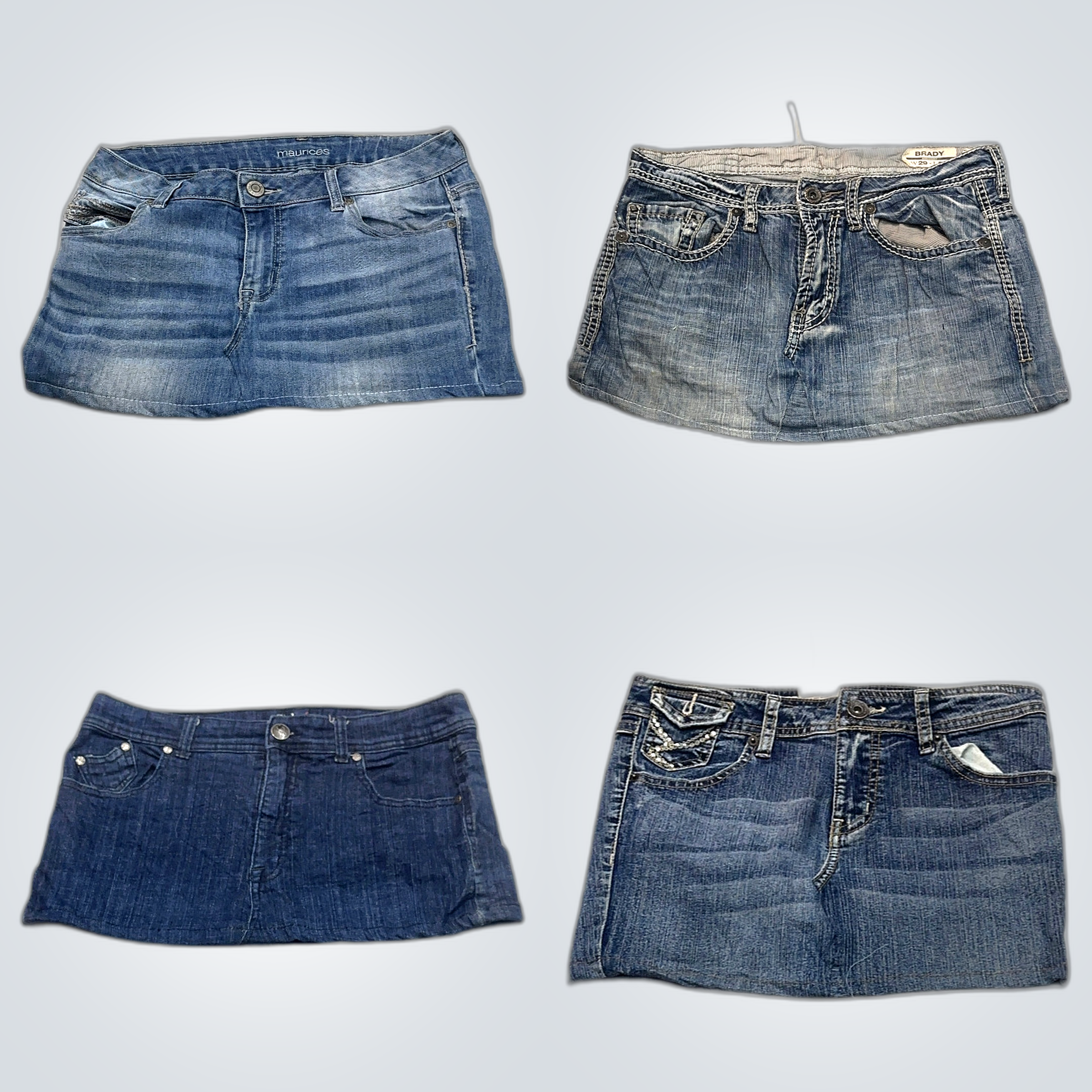 Southpole & More Denim Skirts Bundle - 7 Piece Set