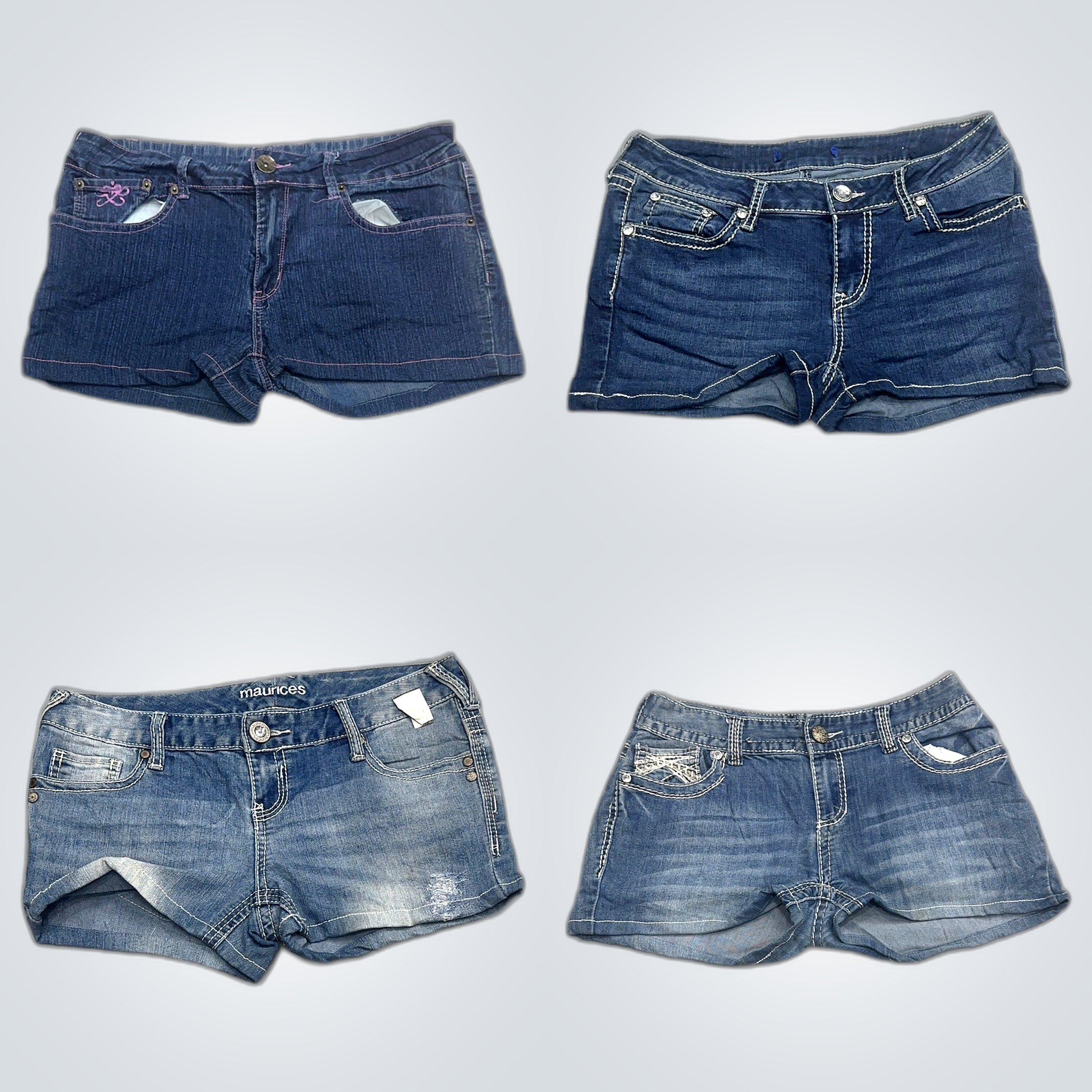 Pack de 5 shorts en denim
