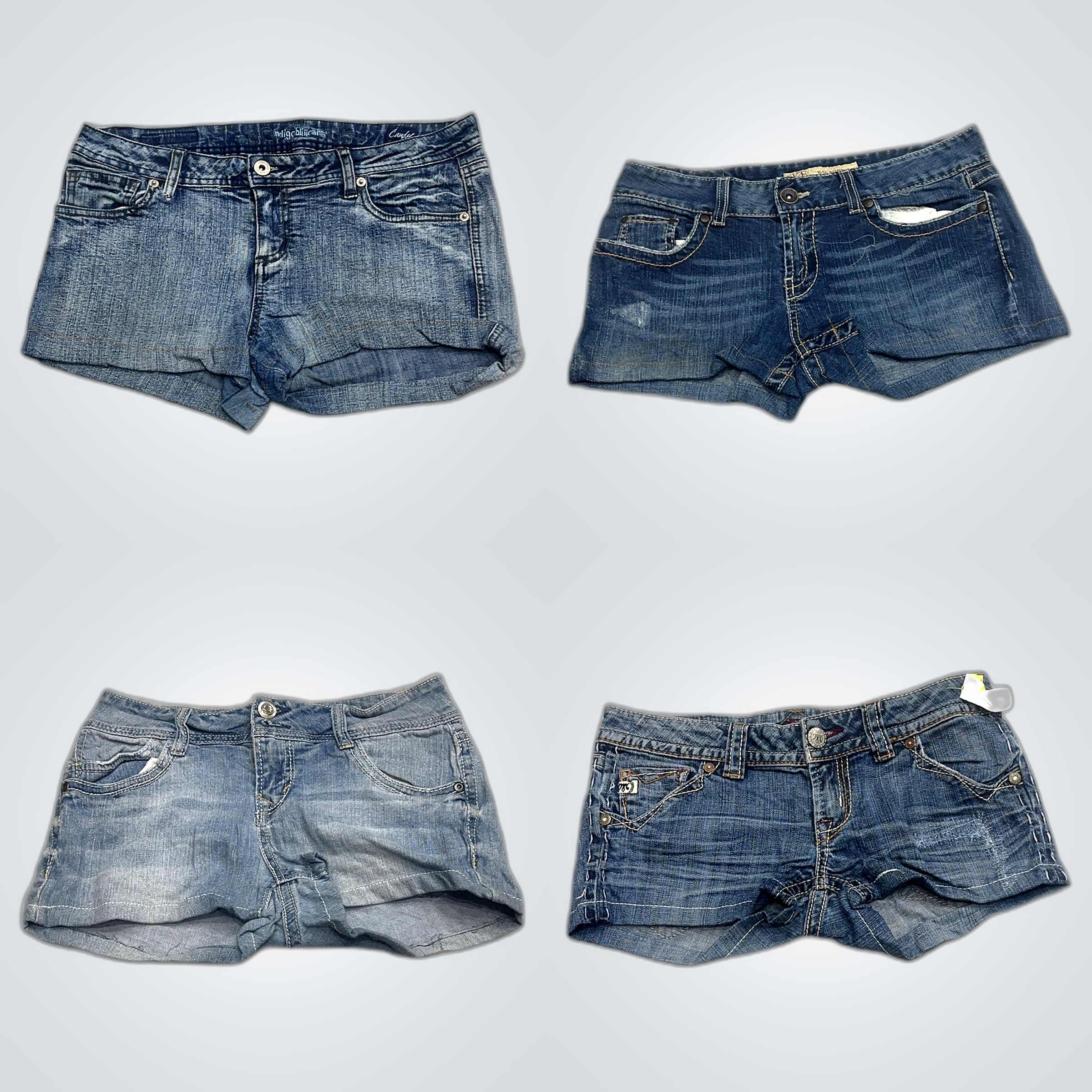 Shorts en jean style vintage