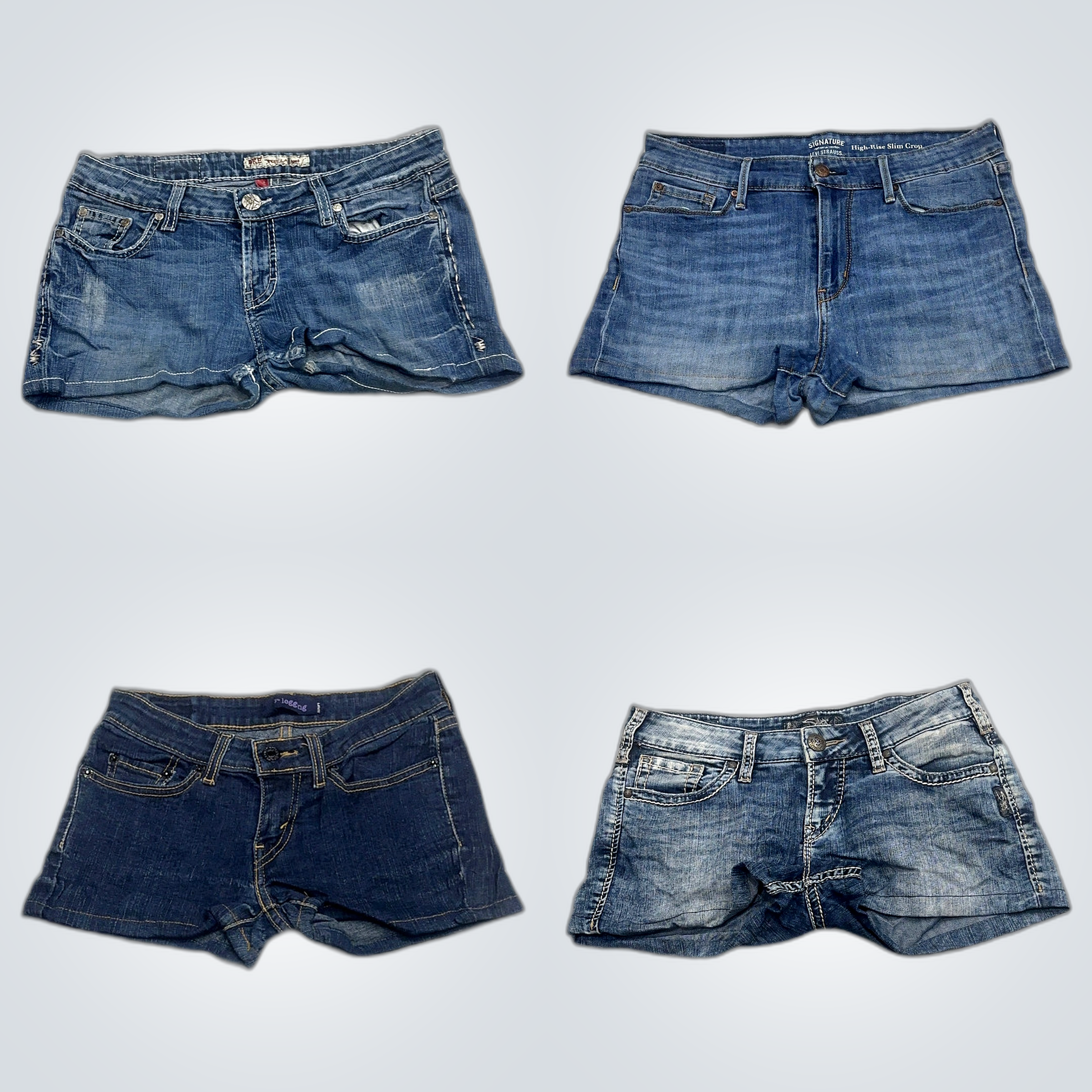 Y2K Denim Shorts Bundle