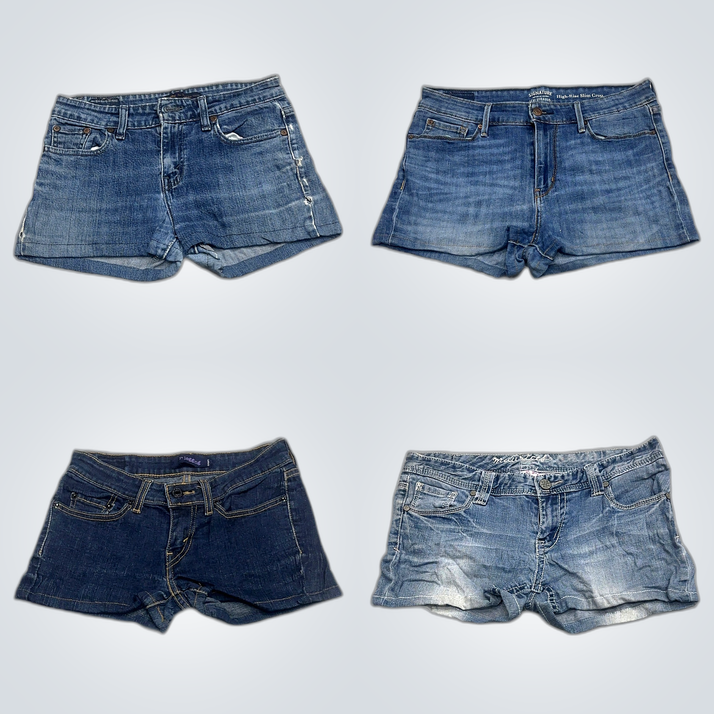 Y2K Denim Shorts Bundle