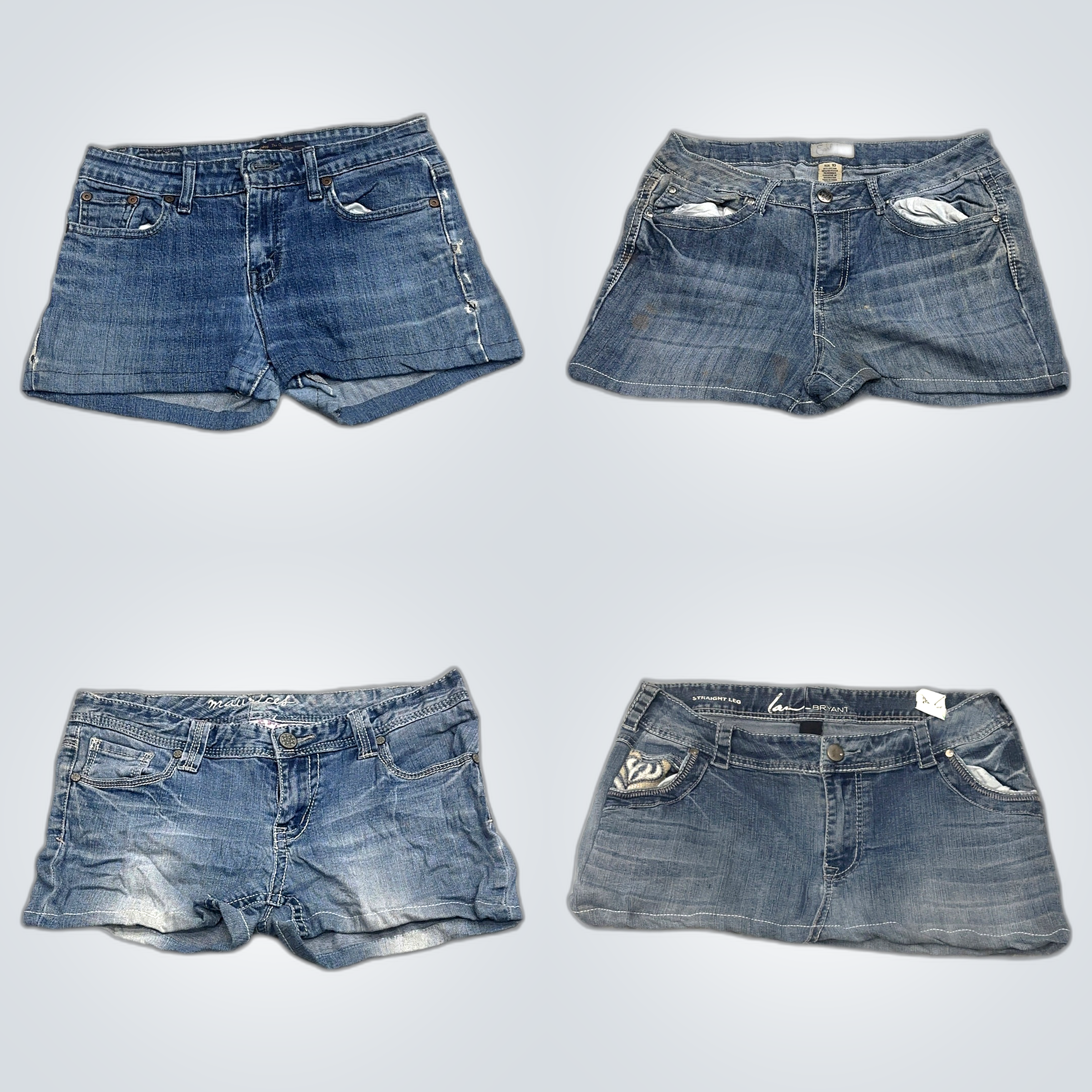 Y2K Denim Shorts Bundle
