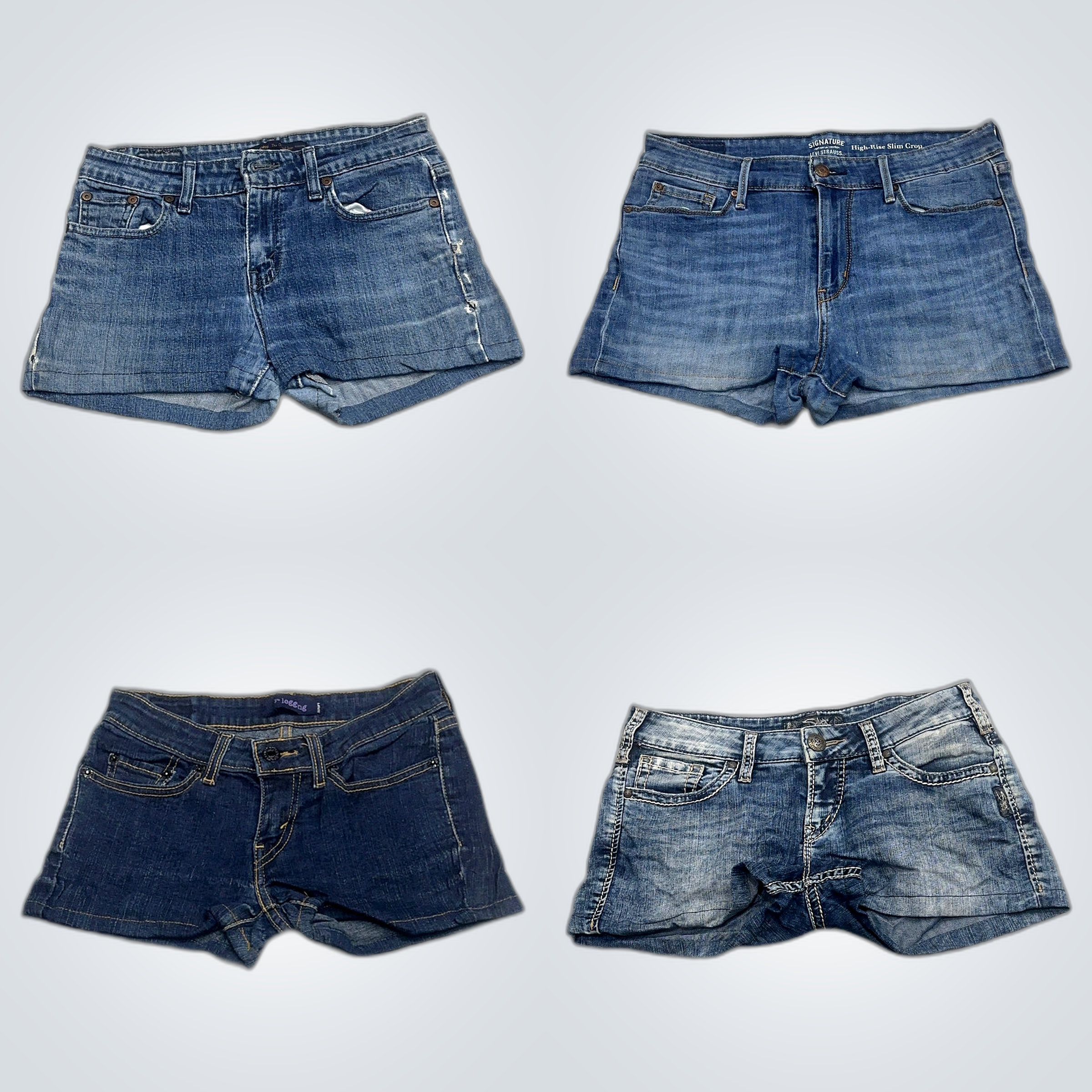 Y2K Denim Shorts Bundle