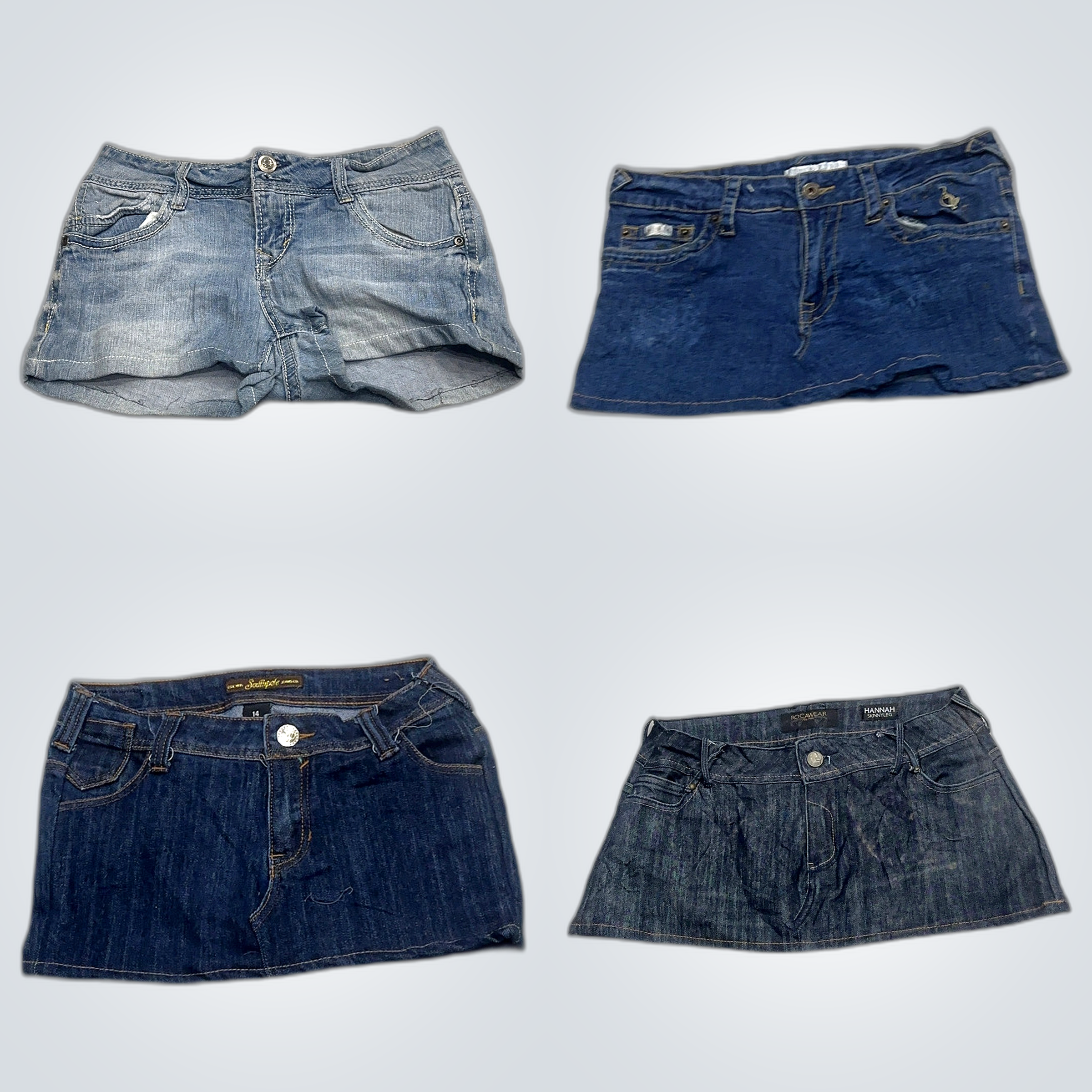 Denim Mini Skirts Bundle
