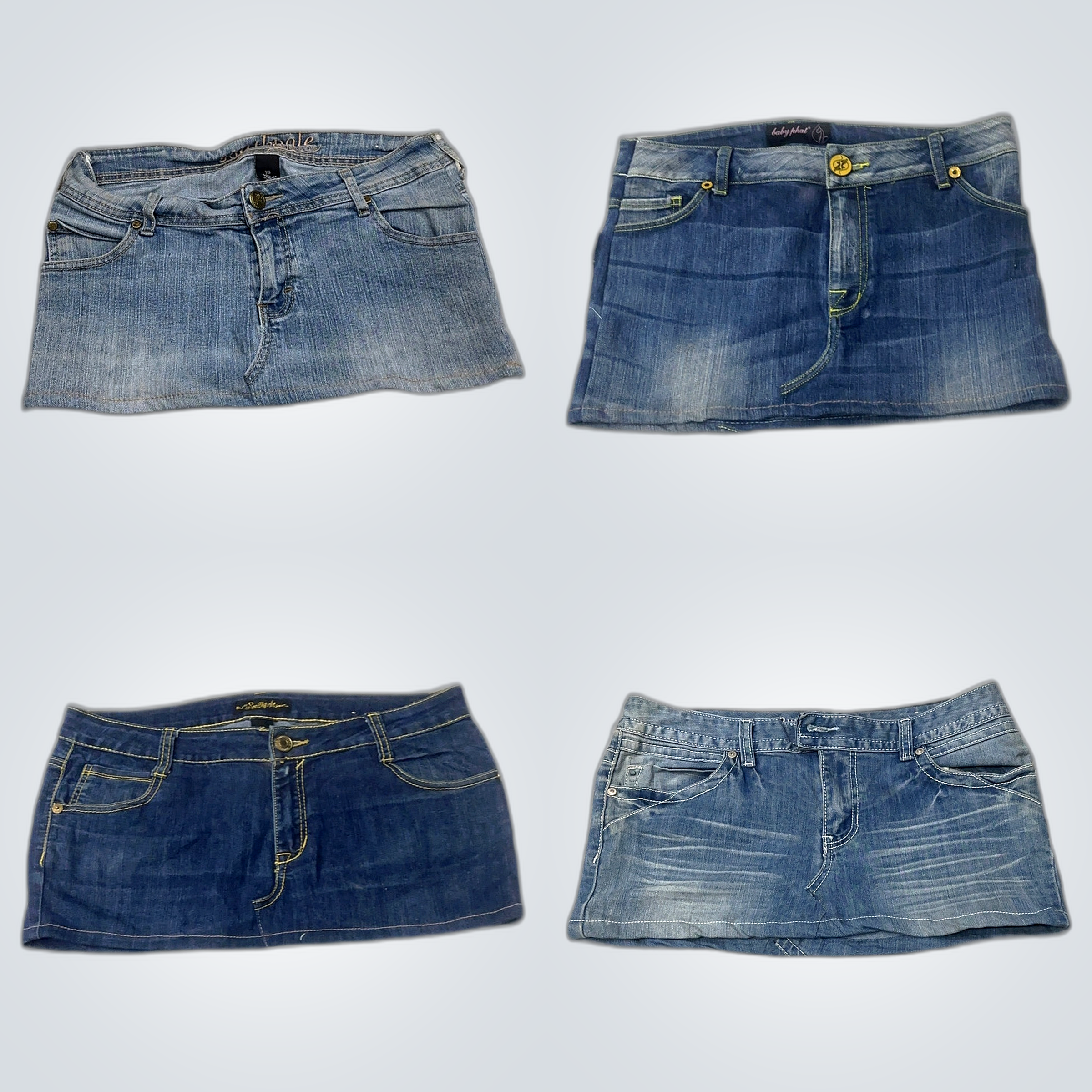 Y2K Denim Mini Skirts