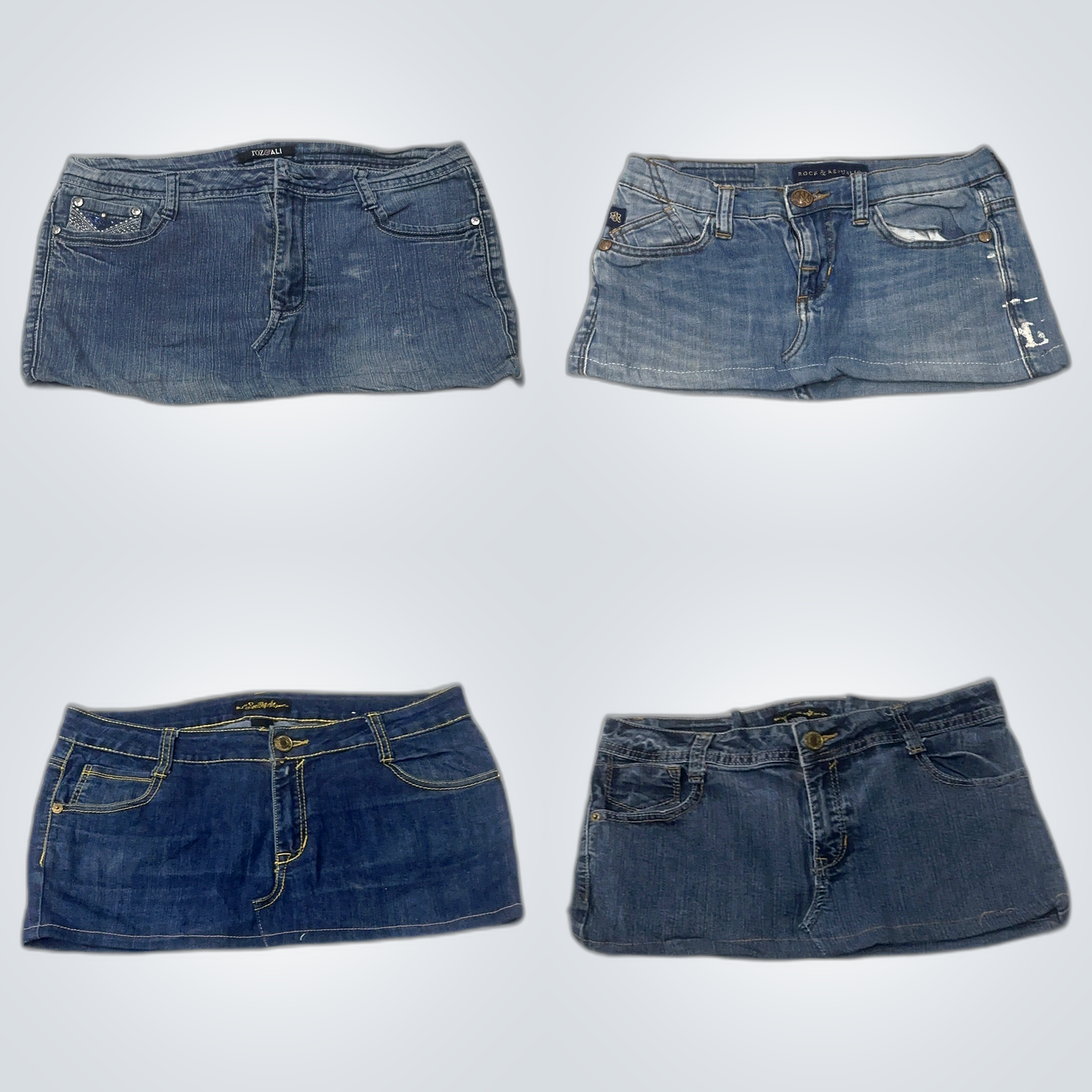 Y2K Denim Mini Skirts