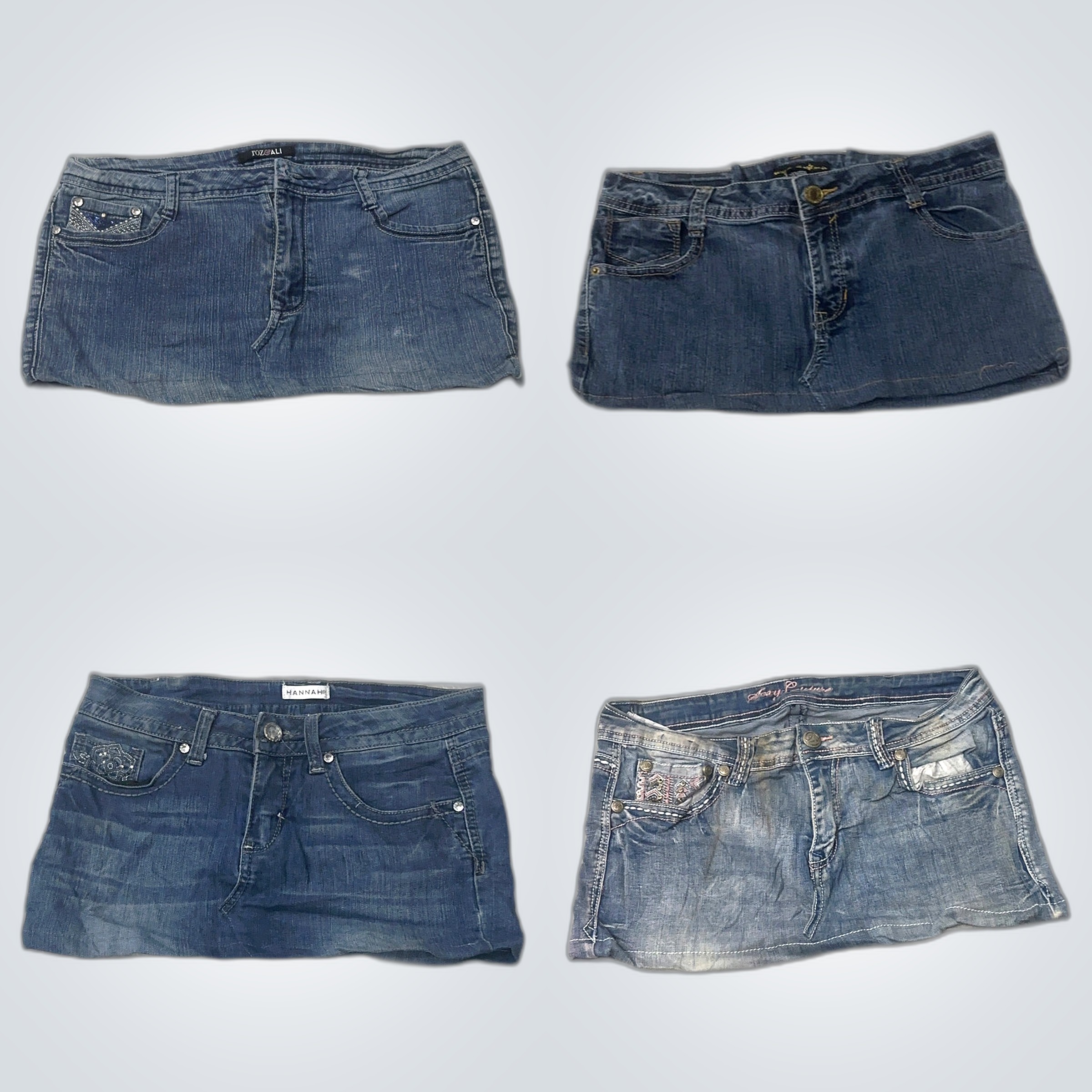 Y2K Denim Mini Skirts
