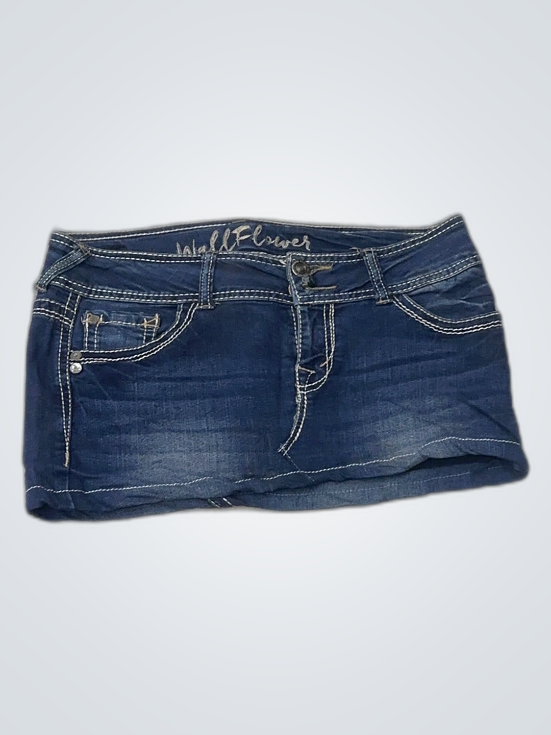 Wallflower Denim Skirt